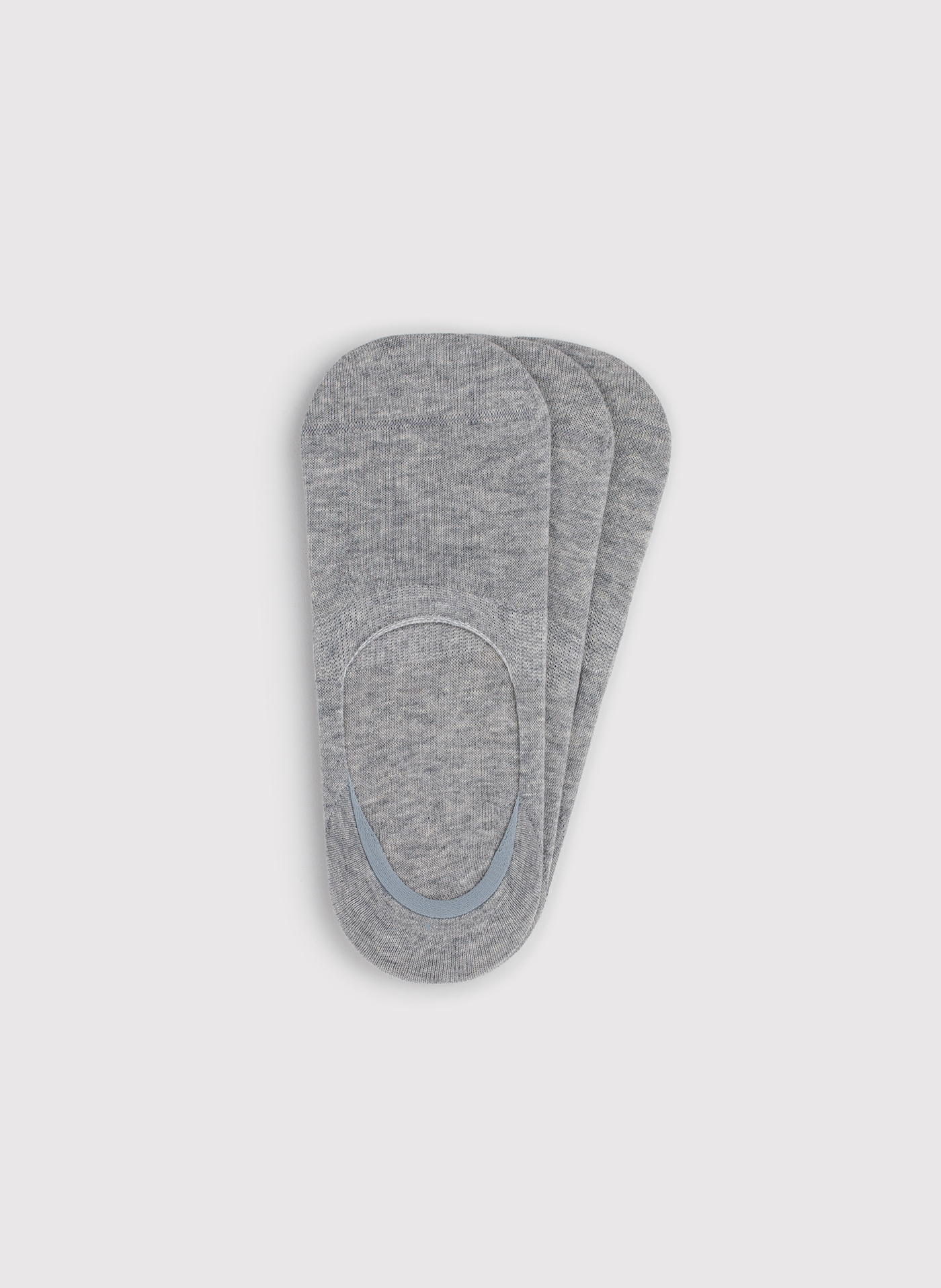 Stopki męskie szare trójpak - Pako Lorente