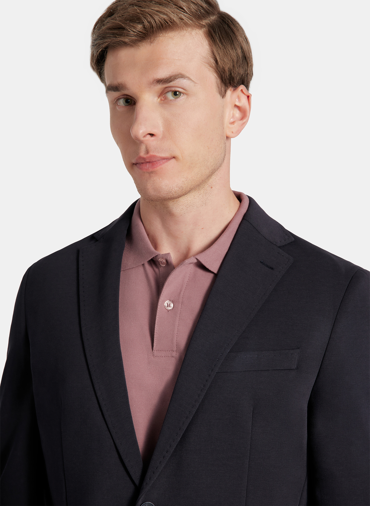 PAKO LORENTE - Granatowa dzianinowa marynarka męska - Pako Lorente