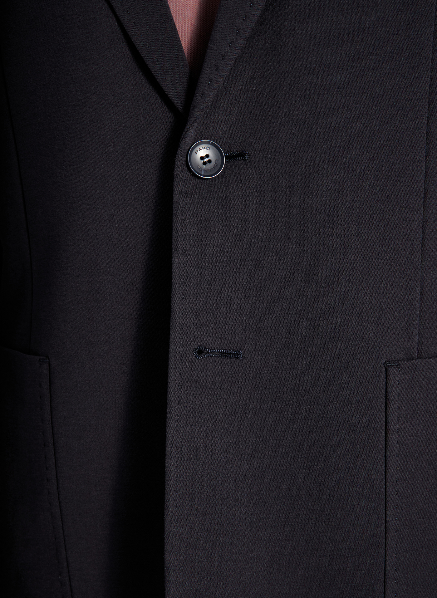 PAKO LORENTE - Granatowa dzianinowa marynarka męska - Pako Lorente