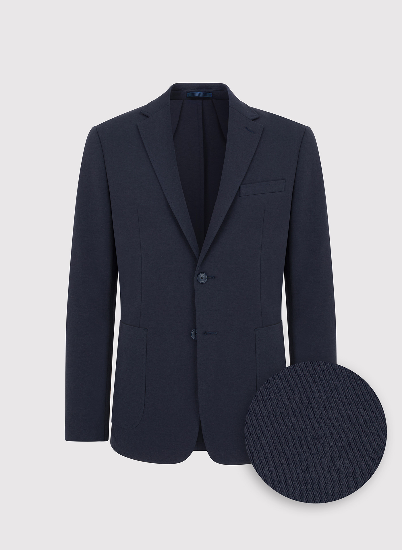 PAKO LORENTE - Granatowa dzianinowa marynarka męska - Pako Lorente