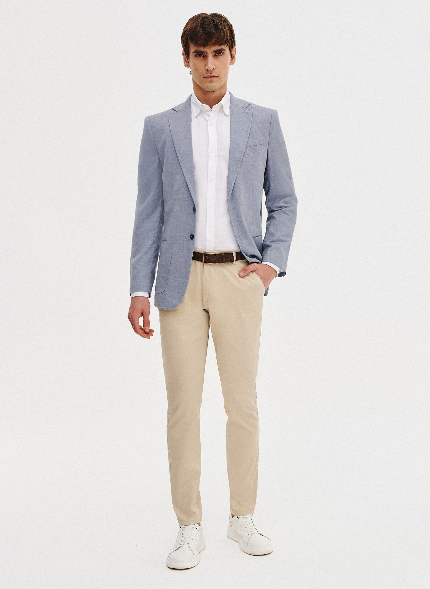 Niebieska marynarka męska - Pako Lorente