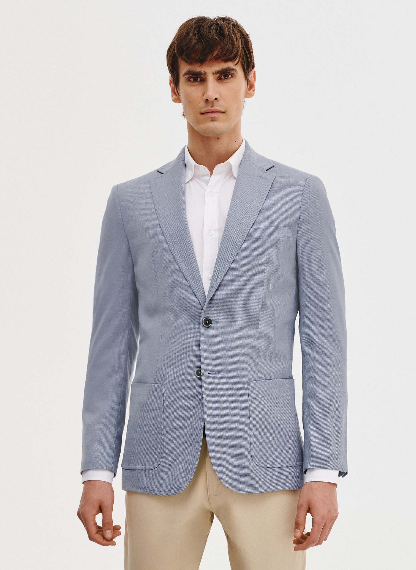 Niebieska marynarka męska - Pako Lorente