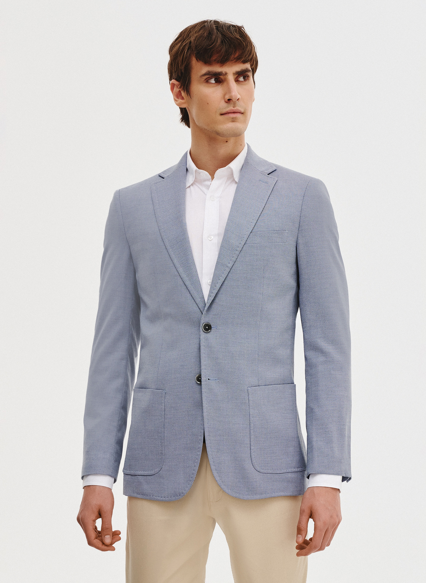 Niebieska marynarka męska - Pako Lorente