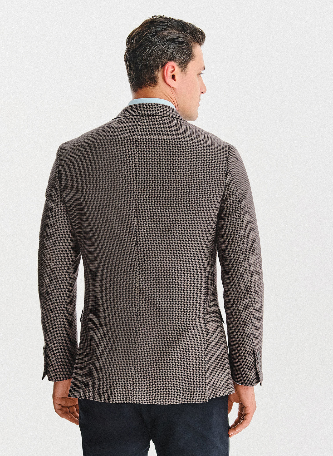 Wełniana marynarka w drobną kratę - Pako Lorente