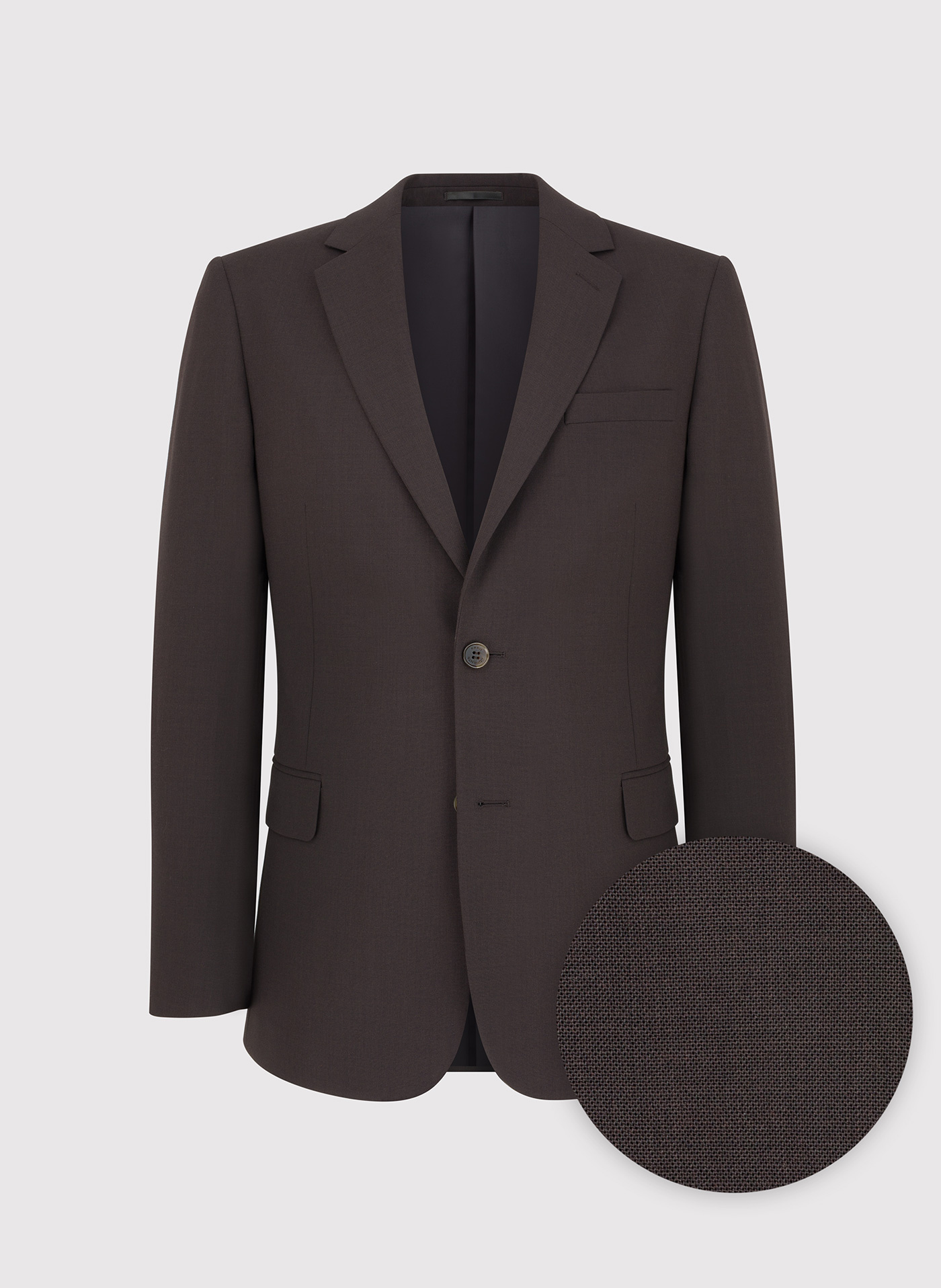 Brązowa marynarka garniturowa - Pako Lorente