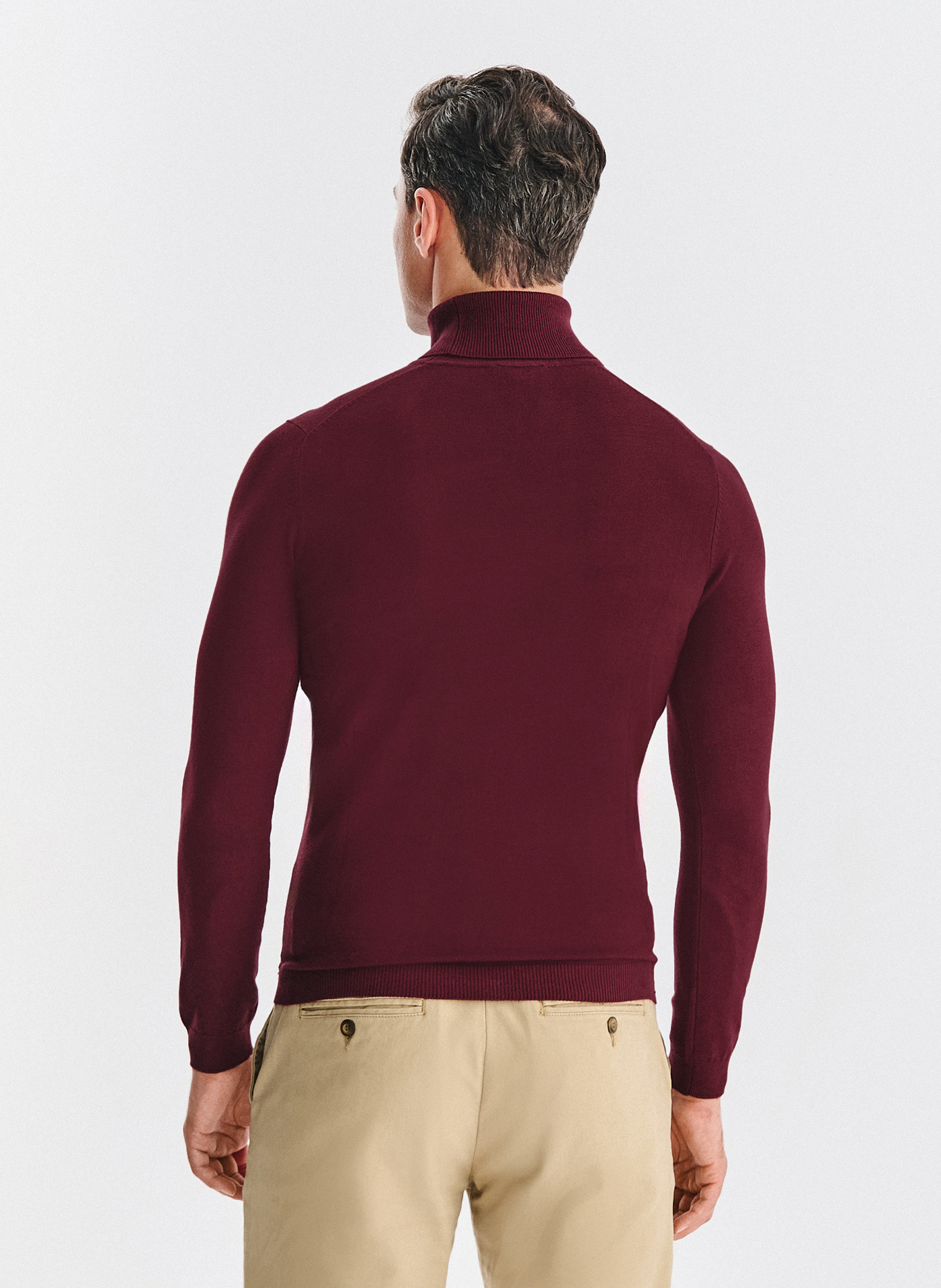 PAKO LORENTE - olf męski w bordowym kolorze - Pako Lorente