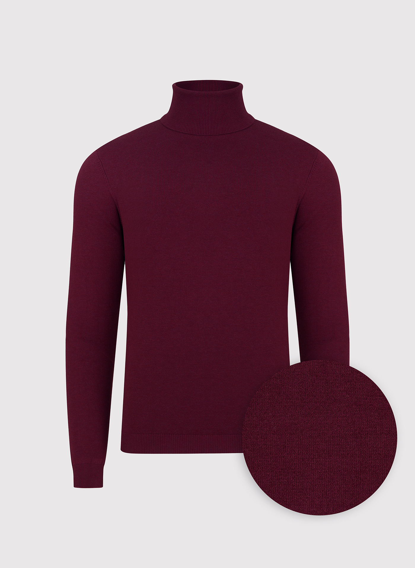 PAKO LORENTE - olf męski w bordowym kolorze - Pako Lorente