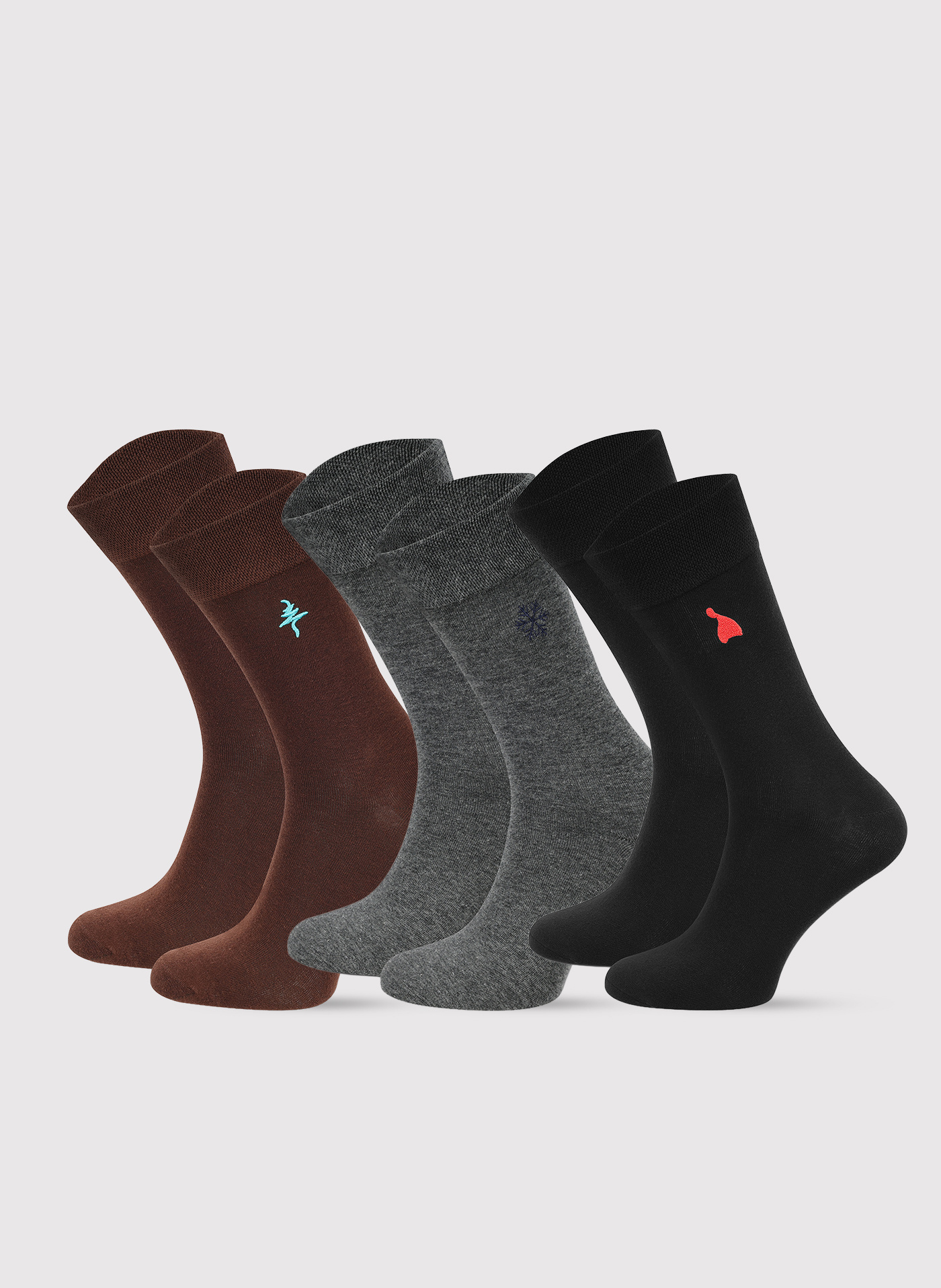 PAKO LORENTE - Zestaw skarpet męskich w świąteczne wzory - Pako Lorente