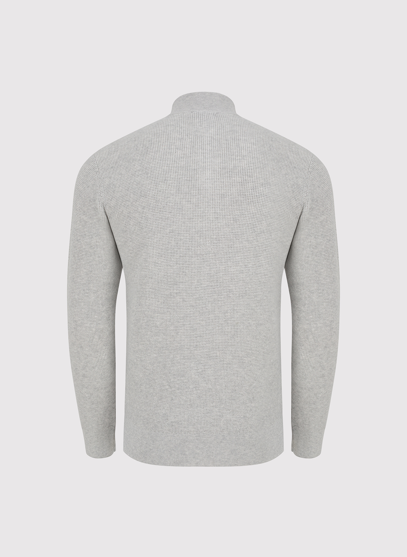 PAKO LORENTE- Szary sweter z rozpinaną stójką - Pako Lorente