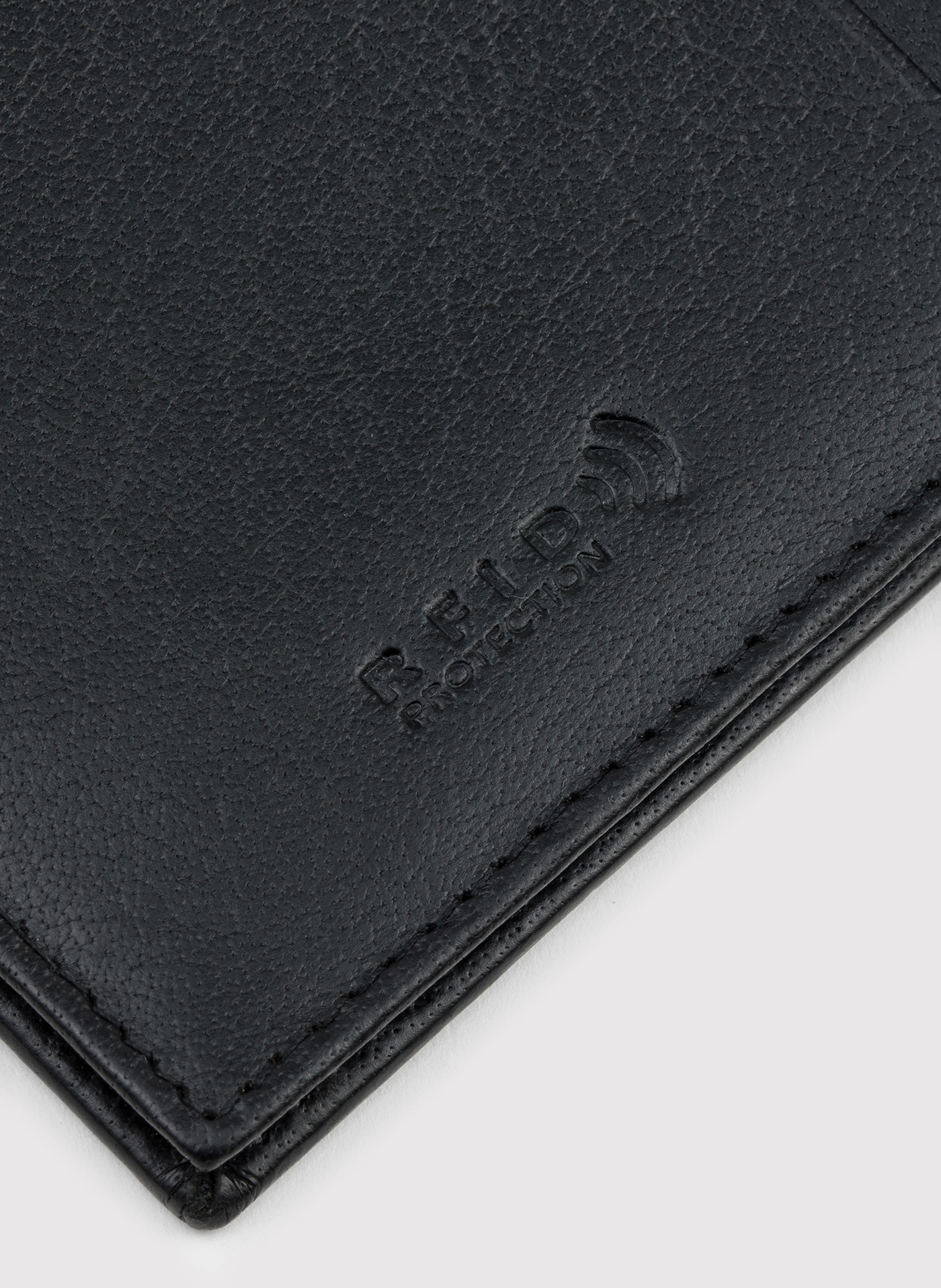 Męski skórzany portfel w kolorze czarnym - Pako Lorente