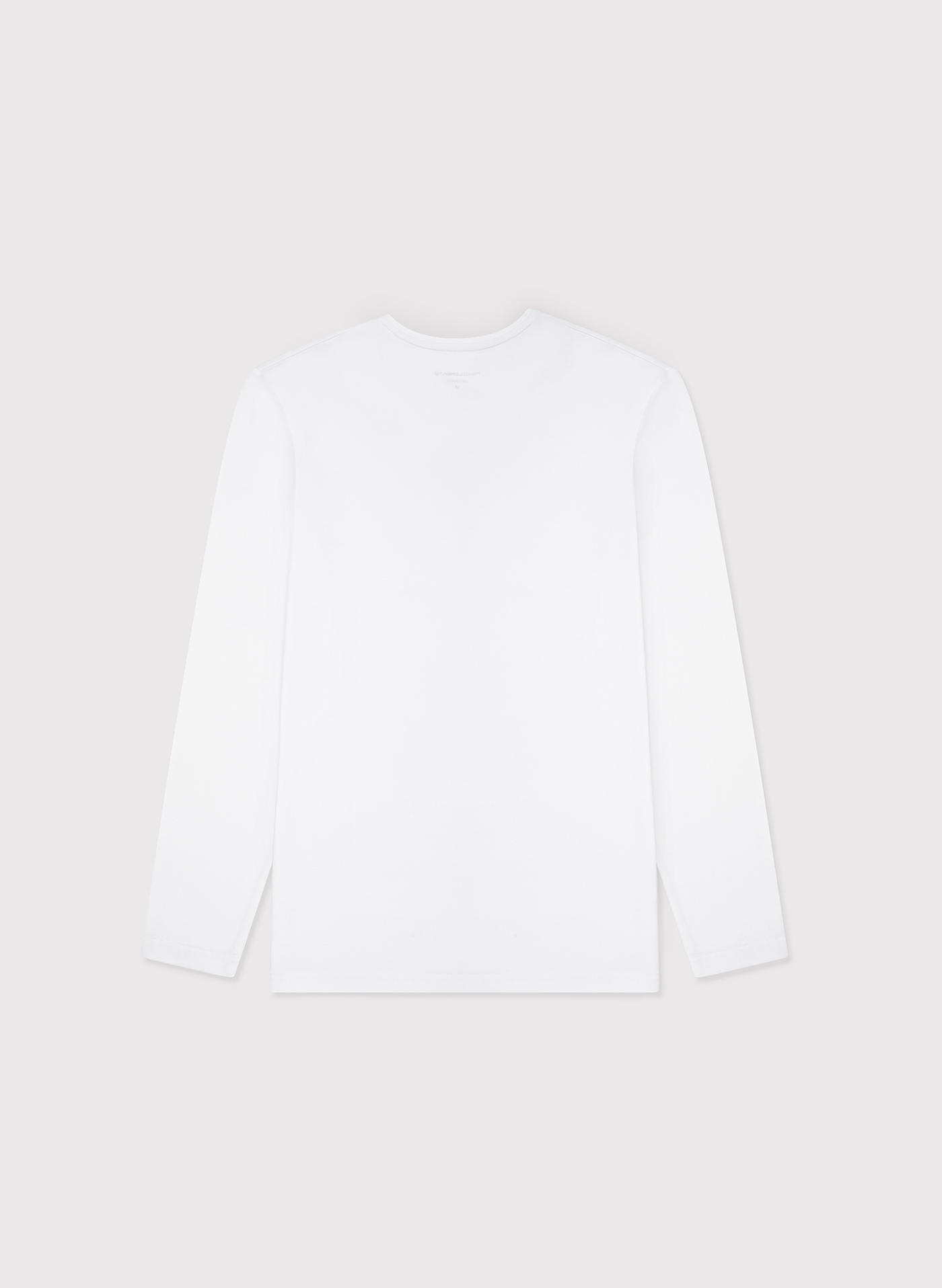 Męski longsleeve w białym kolorze  dwupak - Pako Lorente