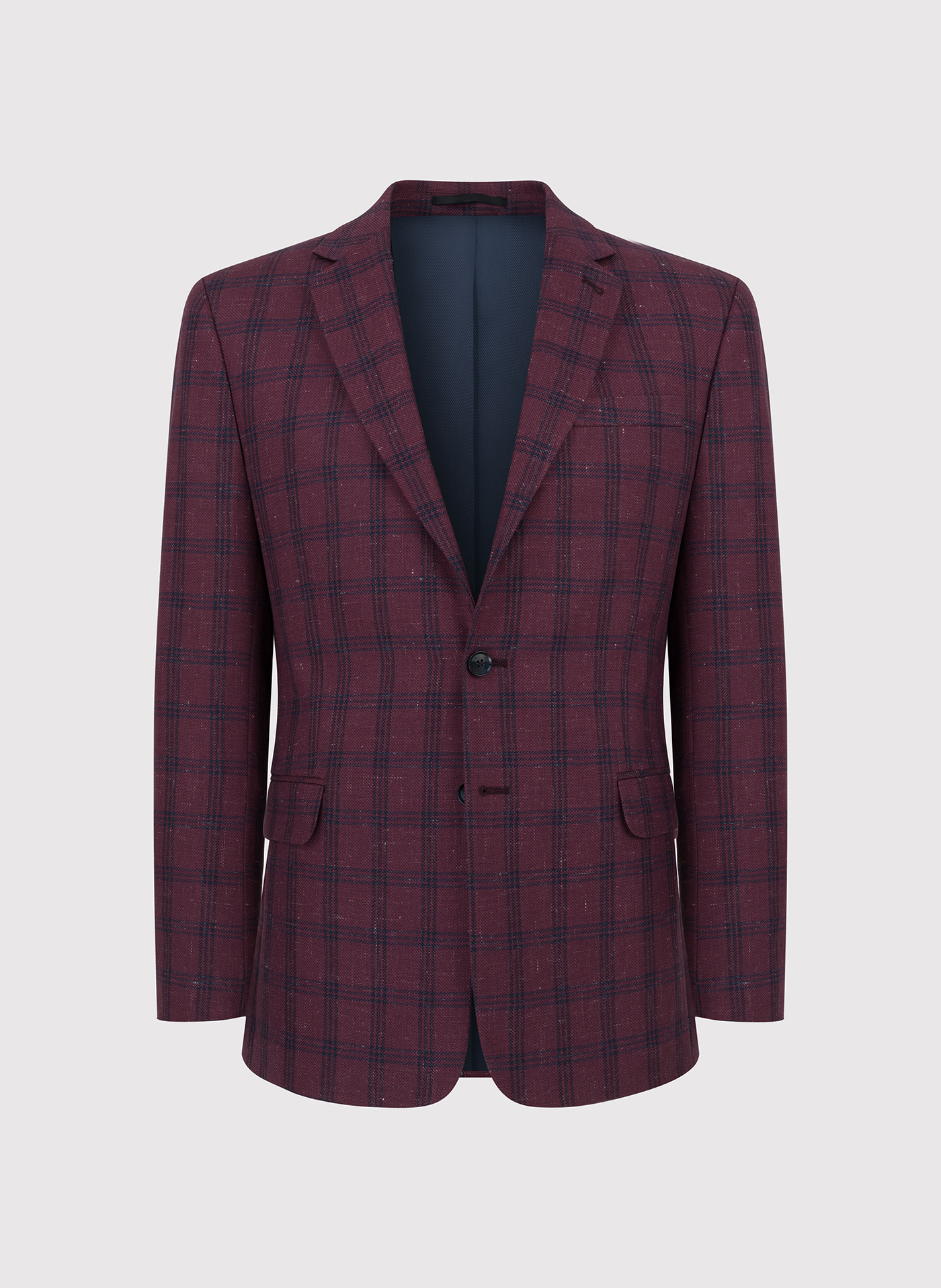 Bordowa marynarka casualowa - Pako Lorente