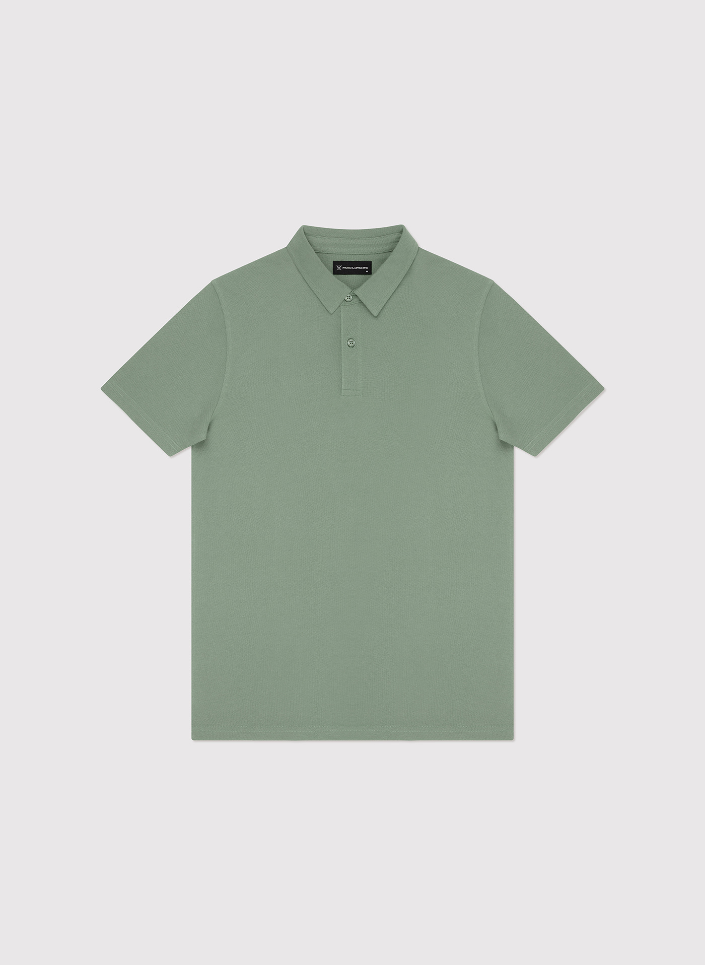 Męski t-shirt polo w kolorze zielonym - Pako Lorente