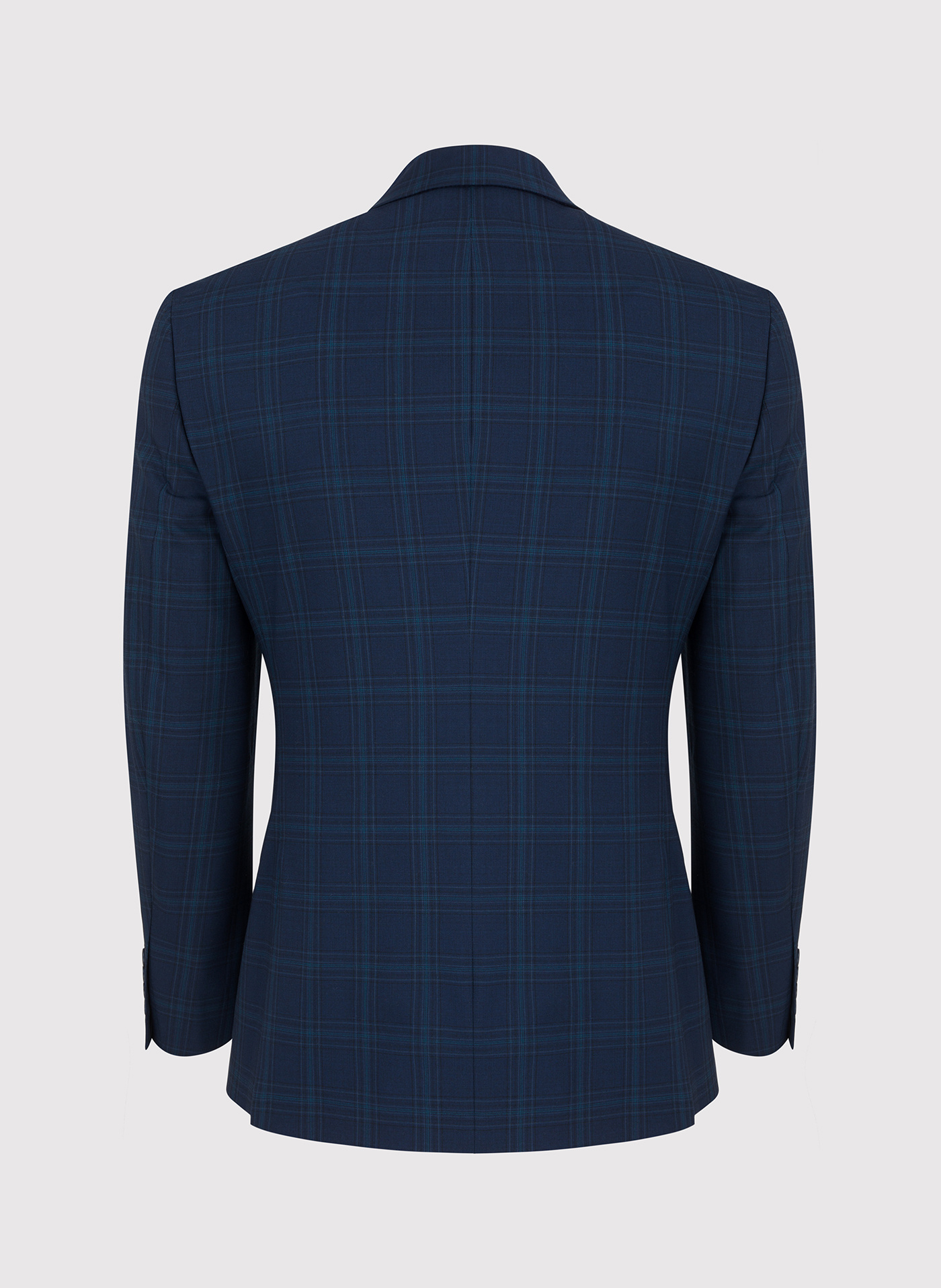 Granatowa marynarka garniturowa z wełną - Pako Lorente