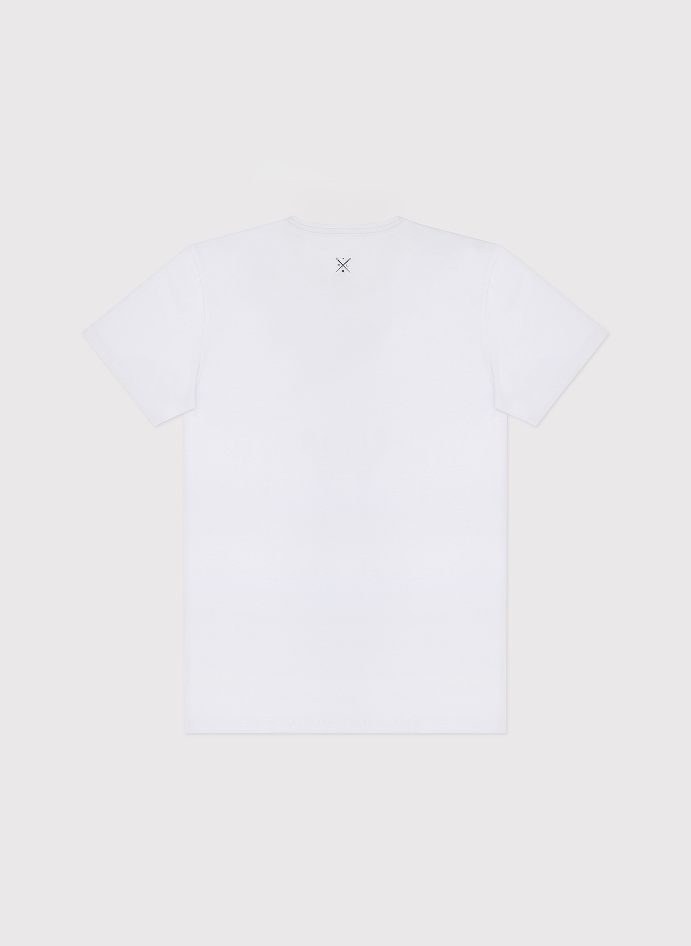 Biały gładki t-shirt męski - Pako Lorente