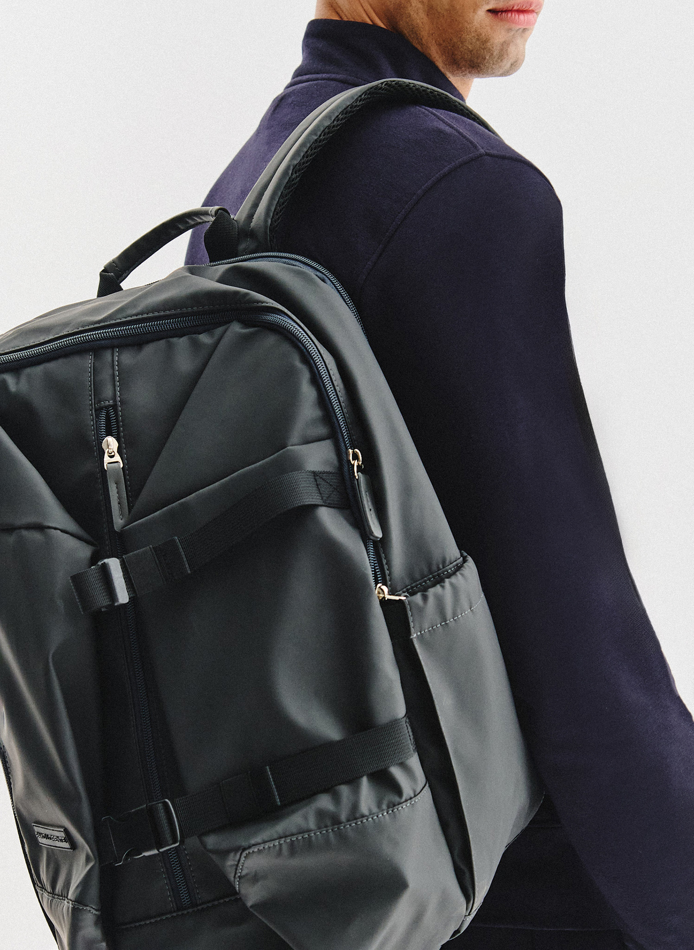 Szary plecak męski - Pako Lorente