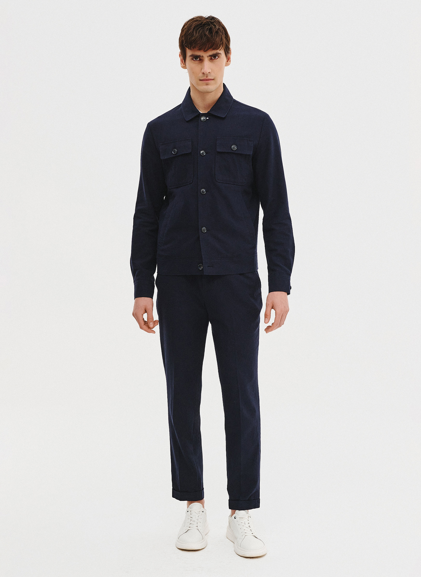 PAKO LORENTE - Bawełniana wiosenna kurtka z lnem - Pako Lorente