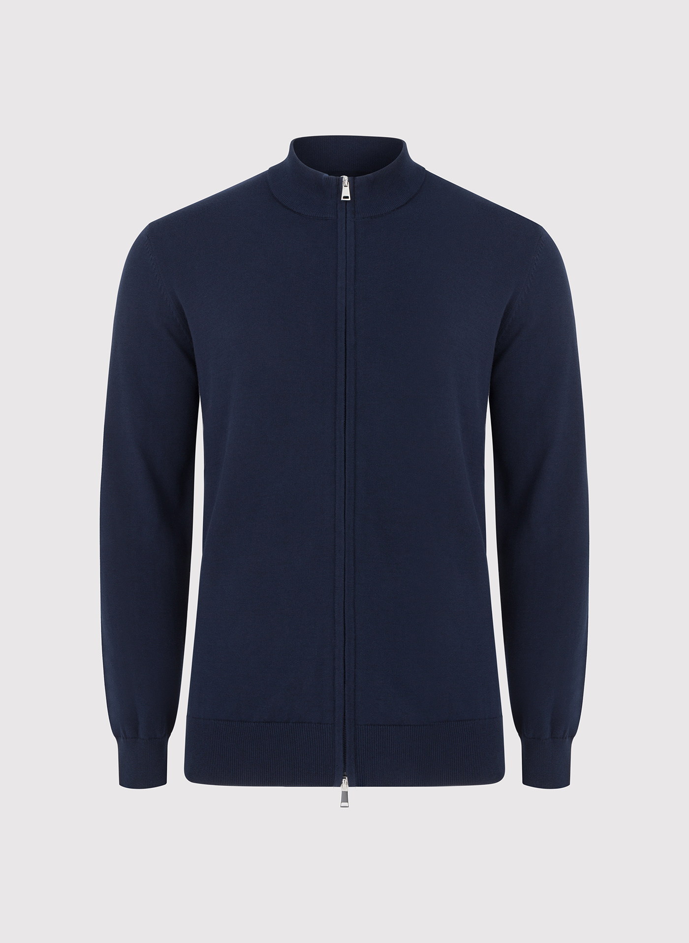 Sweter męski rozpinany w kolorze granatowym - Pako Lorente