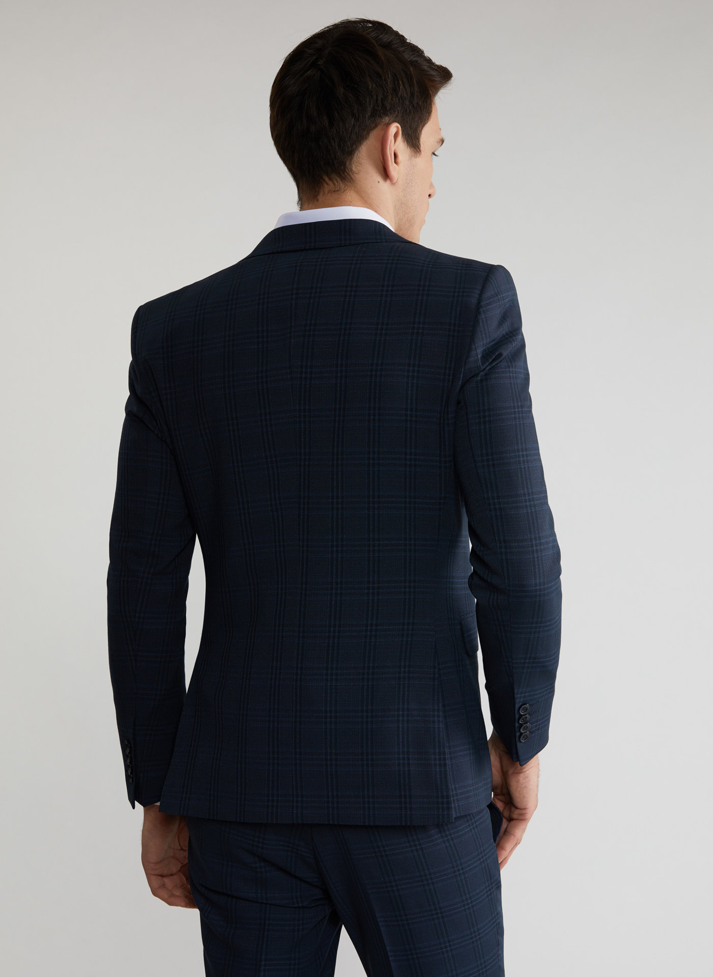 Granatowa marynarka garniturowa P22SF-3G-024-G-S - Pako Lorente