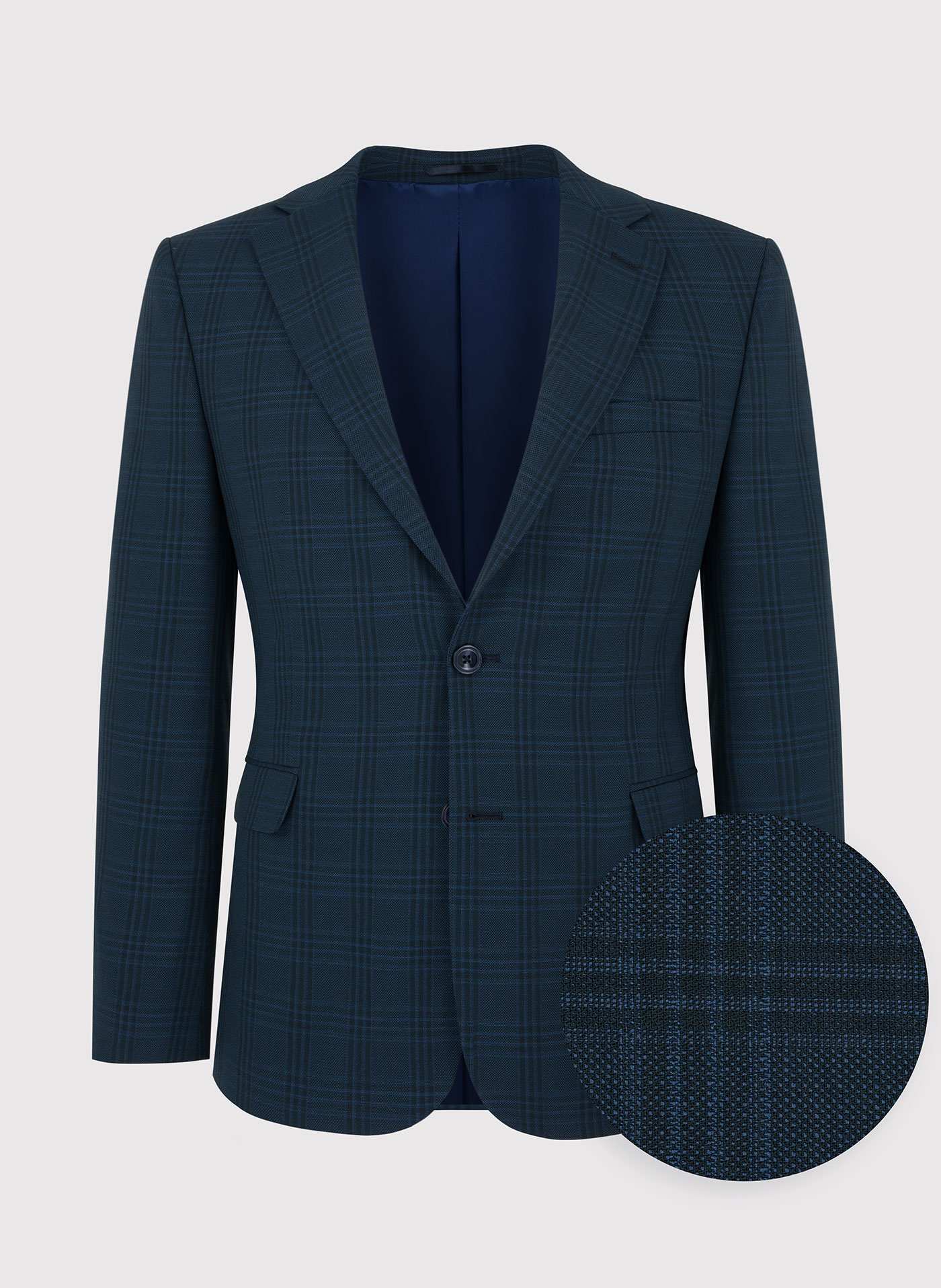 Granatowa marynarka garniturowa P22SF-3G-024-G-S - Pako Lorente