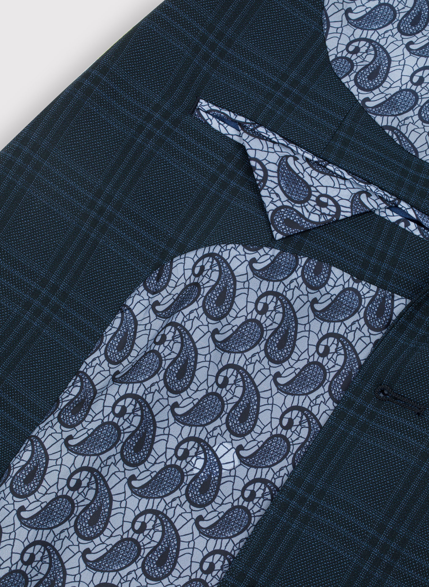 Granatowa marynarka garniturowa P22SF-3G-024-G-S - Pako Lorente