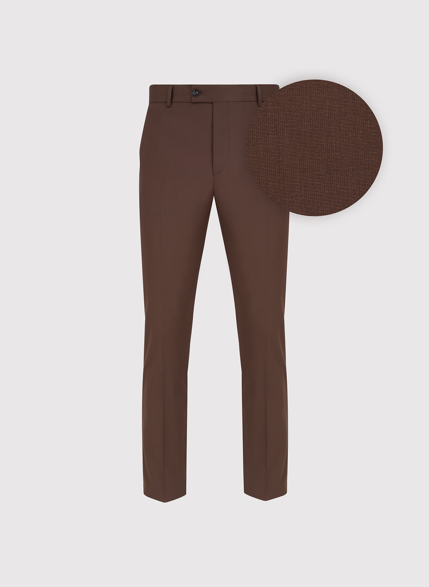 Spodnie garniturowe w kolorze brązowym - Pako Lorente