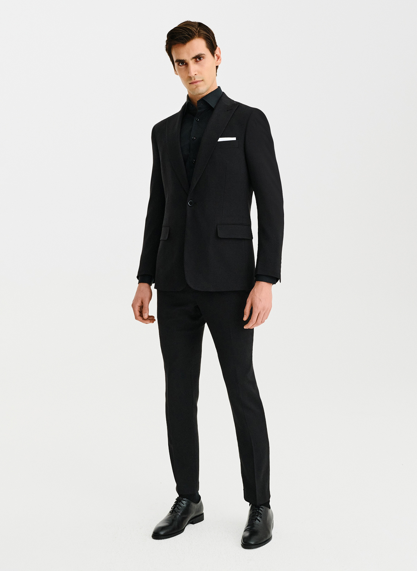 Czarne spodnie ganiturowe - Pako Lorente