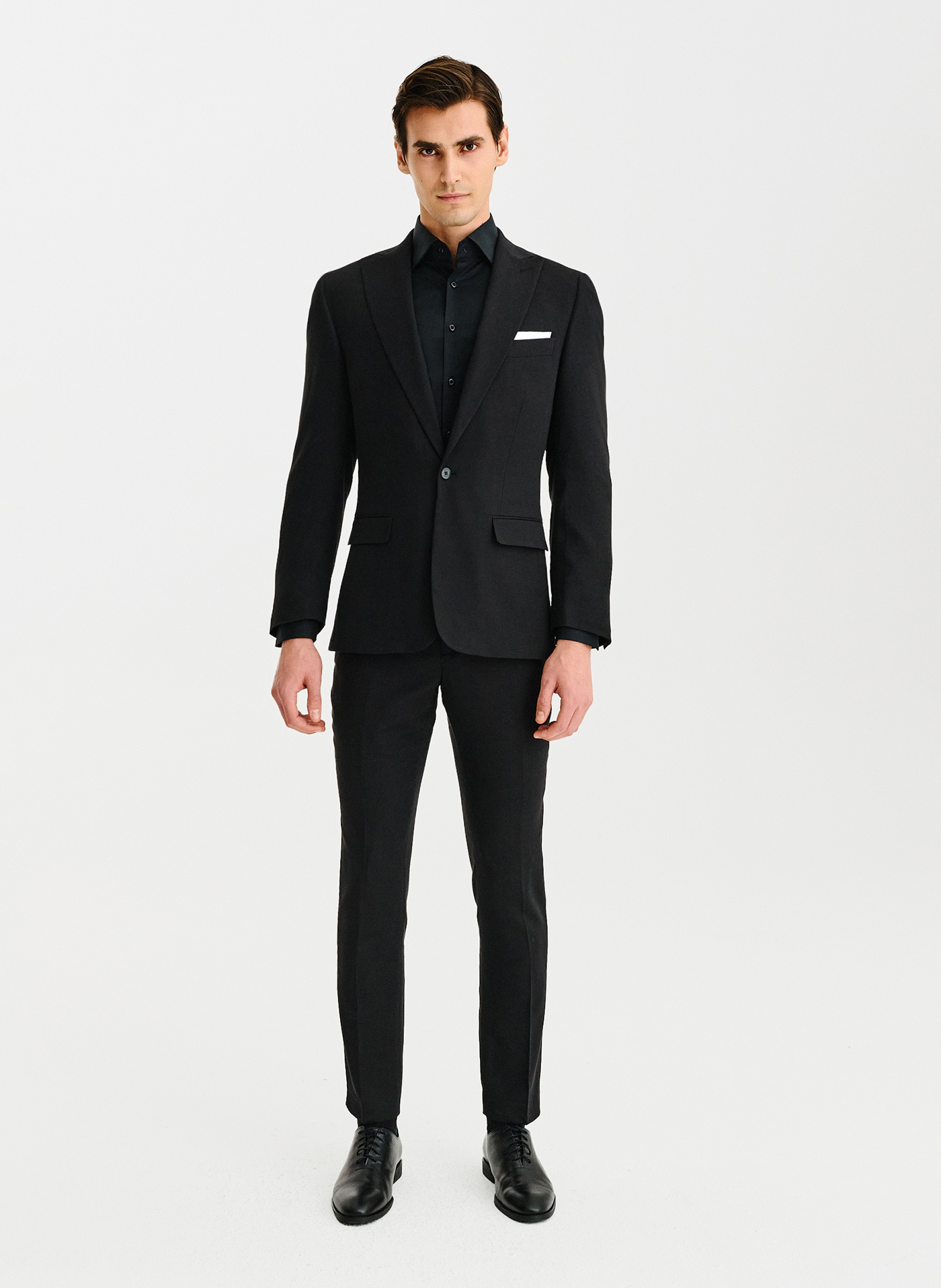 Czarne spodnie ganiturowe - Pako Lorente