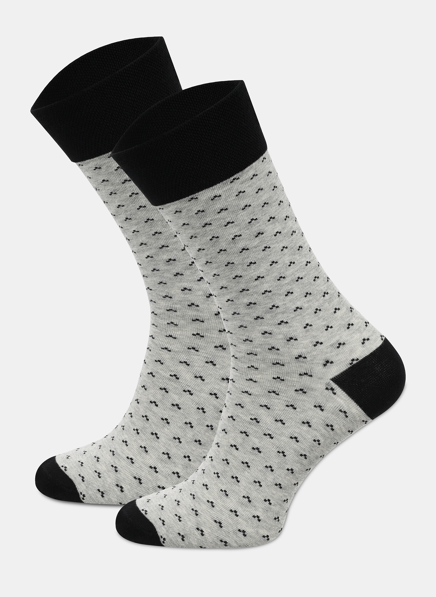 PAKO LORENTE - Zestaw skarpet męskich szaro-czarny - Pako Lorente