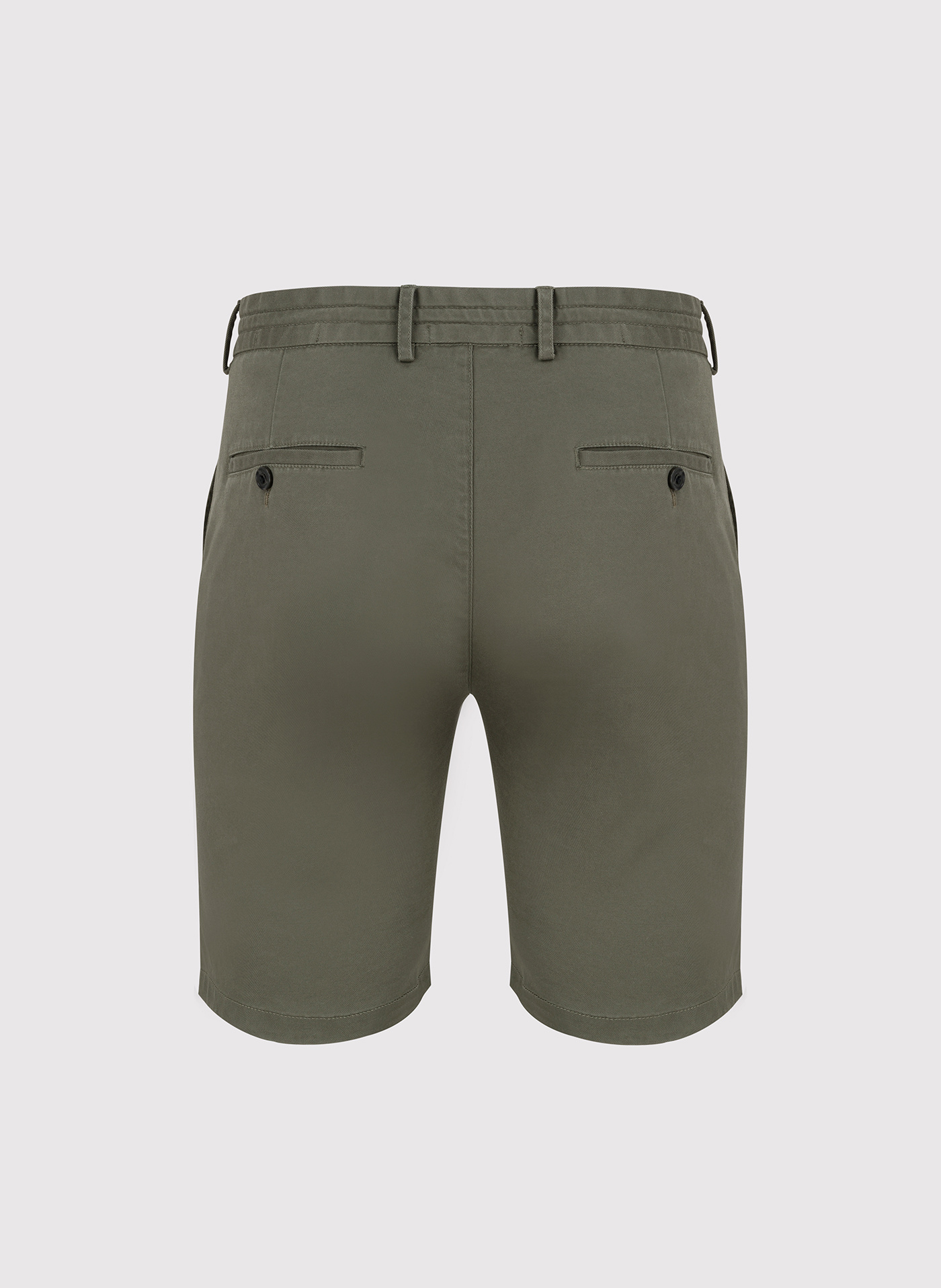 Zielone gładkie szorty męskie - Pako Lorente