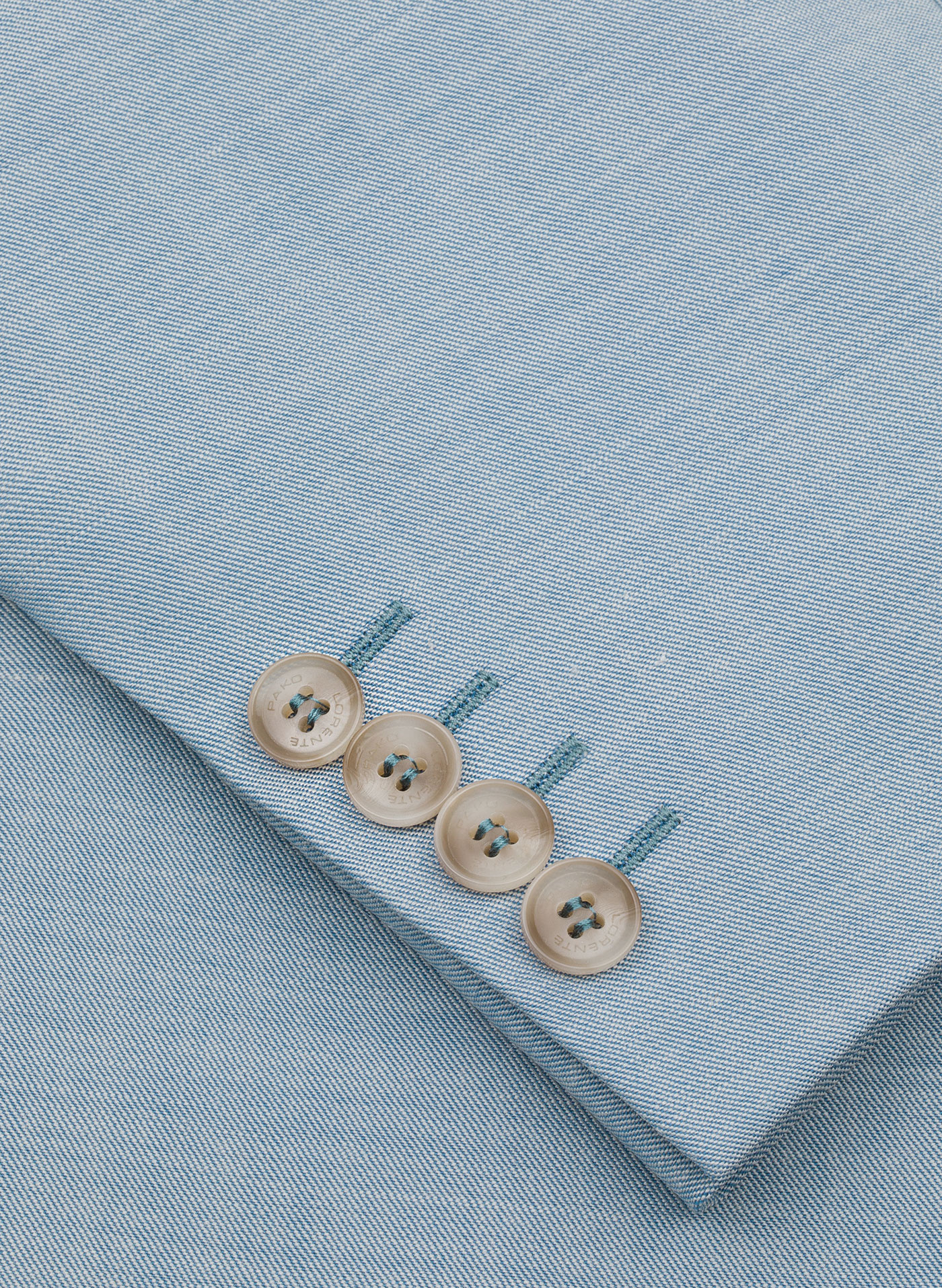 Błękitna marynarka garniturowa o widocznej strukturze - Pako Lorente