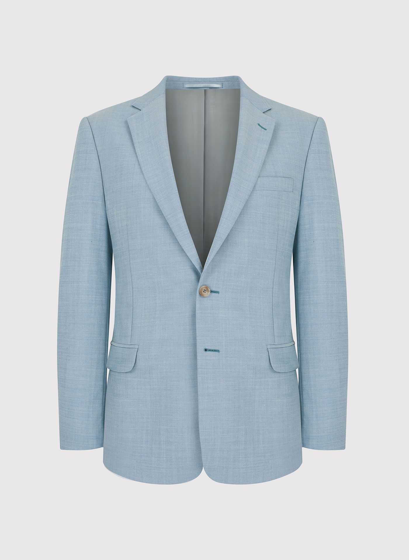Błękitna marynarka garniturowa o widocznej strukturze - Pako Lorente