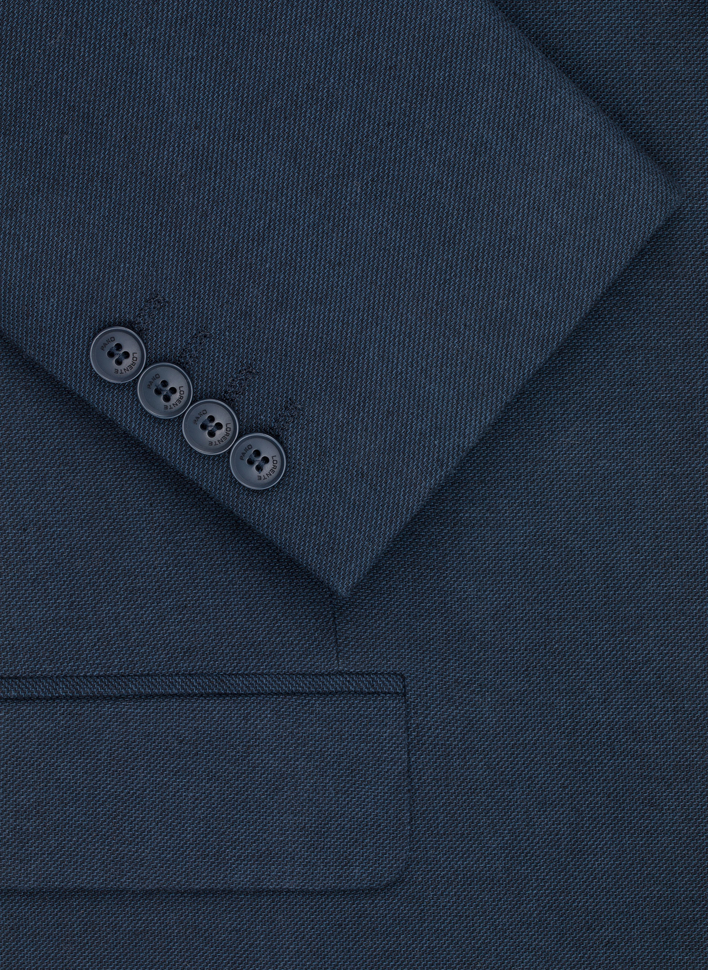 PAKO LORENTE - Granatowa marynarka garniturowa z lnem - Pako Lorente