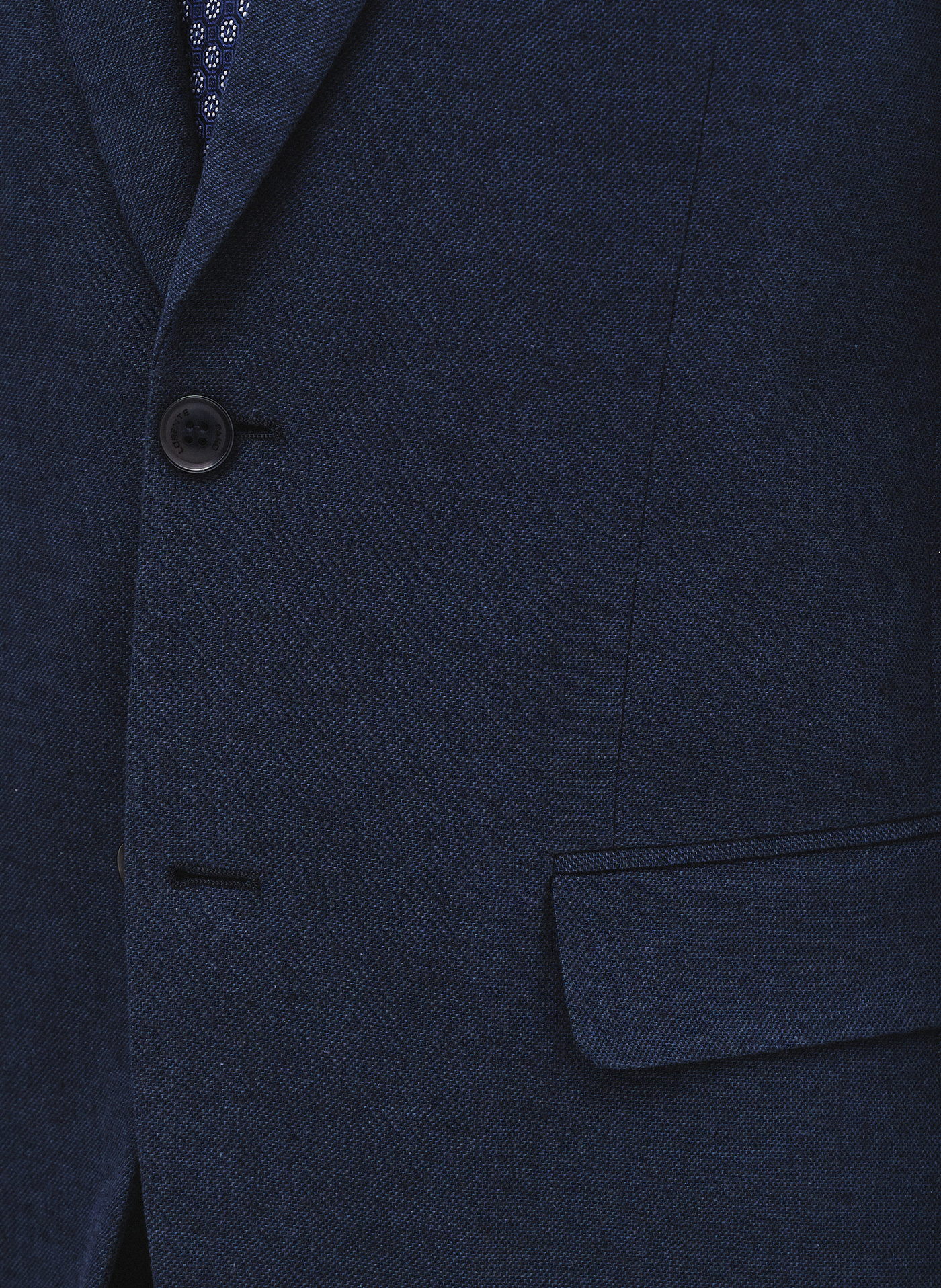 PAKO LORENTE - Granatowa marynarka garniturowa z lnem - Pako Lorente