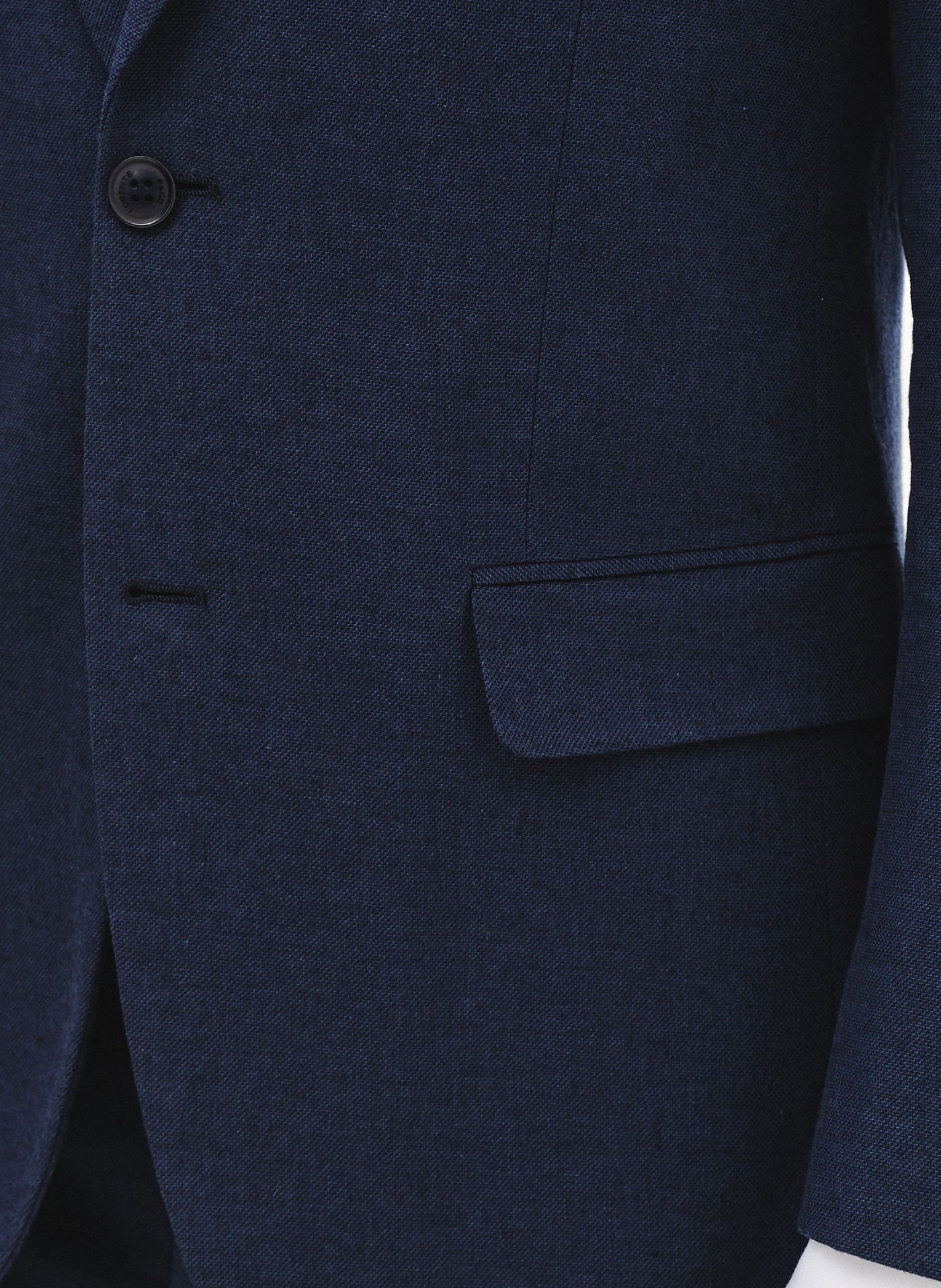 PAKO LORENTE - Granatowa marynarka garniturowa z lnem - Pako Lorente