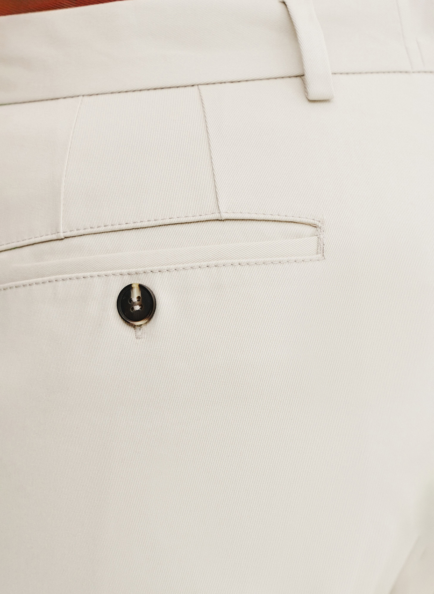 PAKO LORENTE - Beżowe spodnie z zaszewkami - Pako Lorente