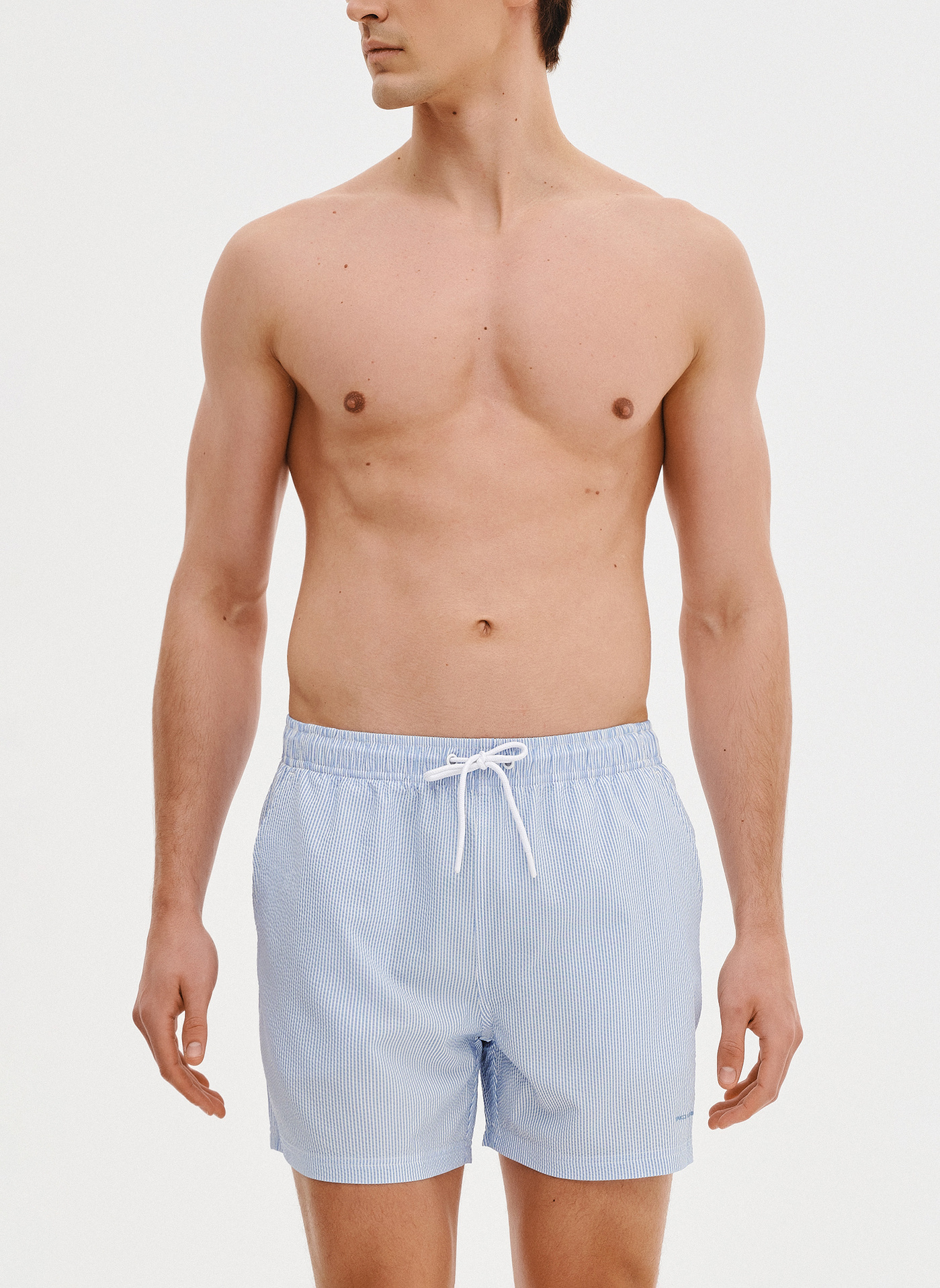 PAKO LORENTE - Niebieskie szorty kąpielowe męskie - Pako Lorente