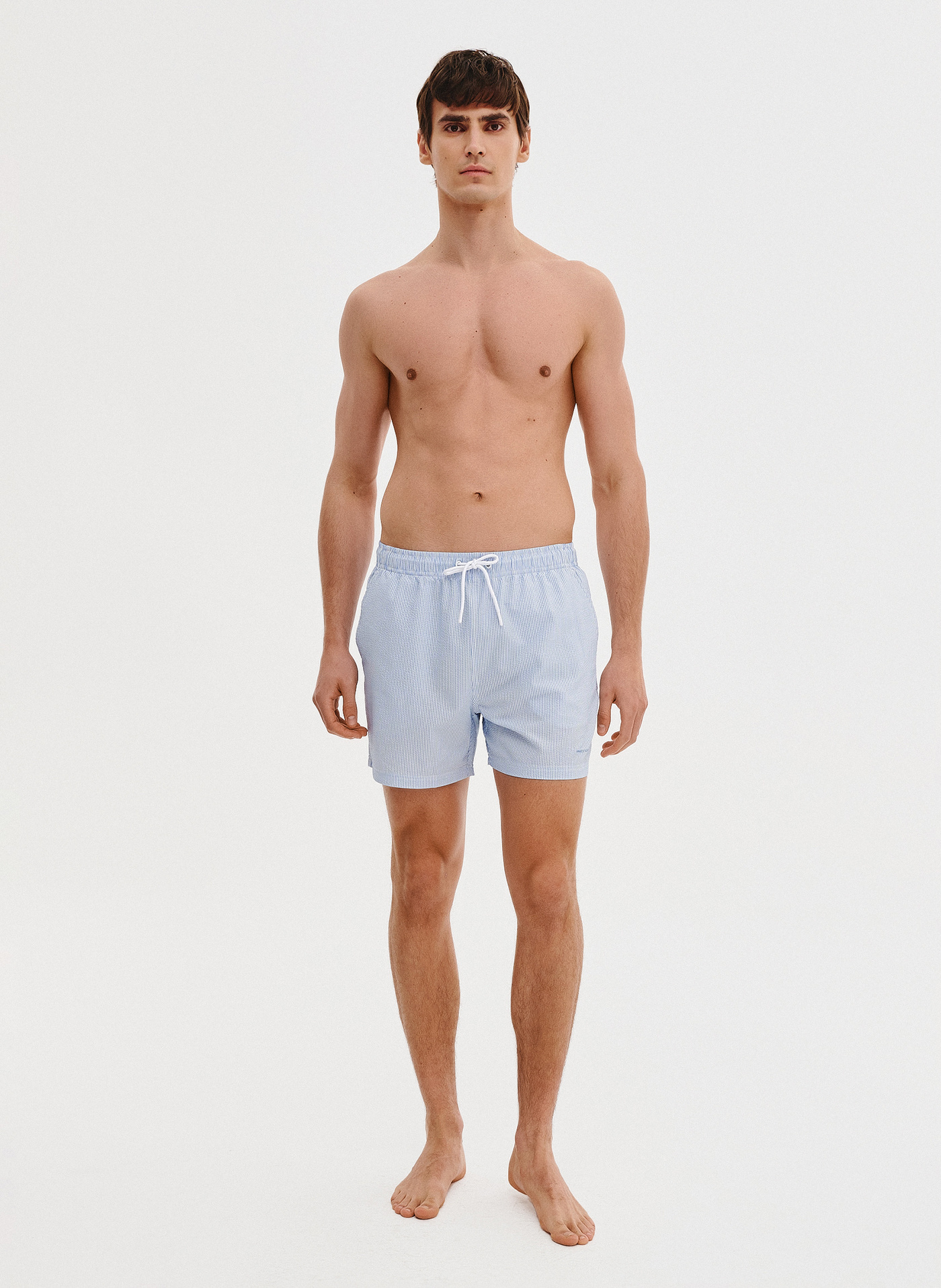 PAKO LORENTE - Niebieskie szorty kąpielowe męskie - Pako Lorente