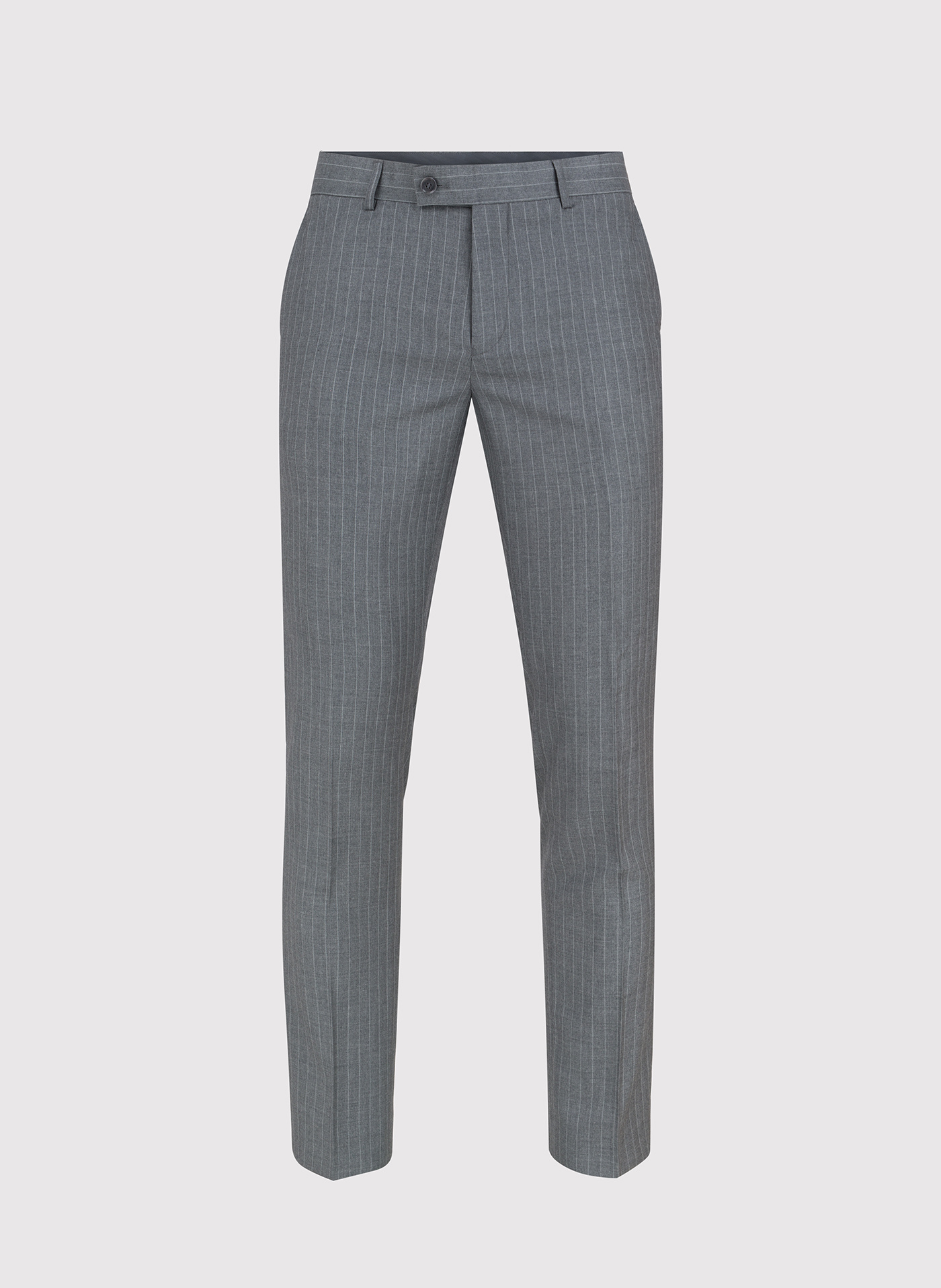 Szare spodnie garniturowe w prążek - Pako Lorente