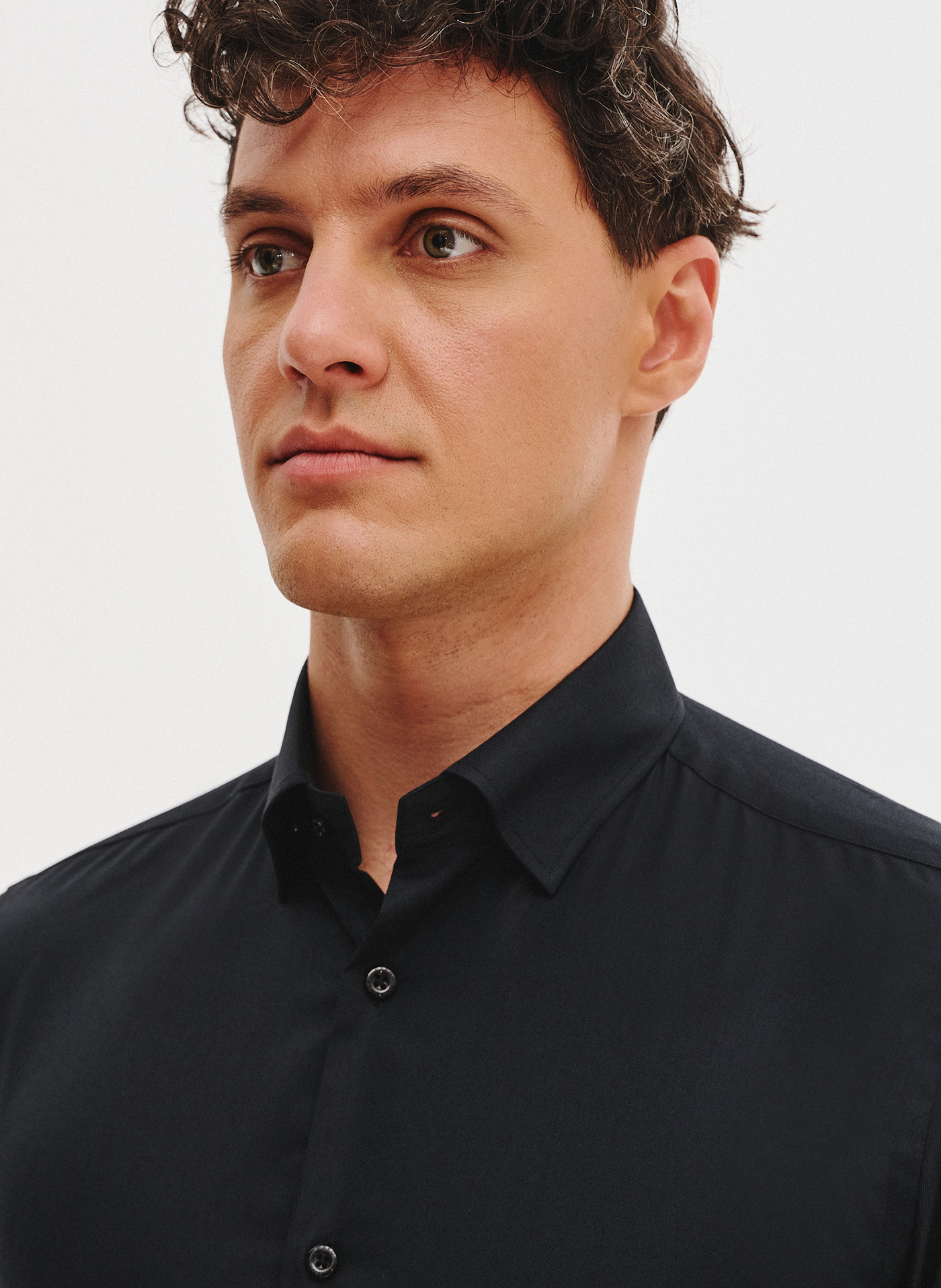 Czarna koszula bawełniana - Pako Lorente