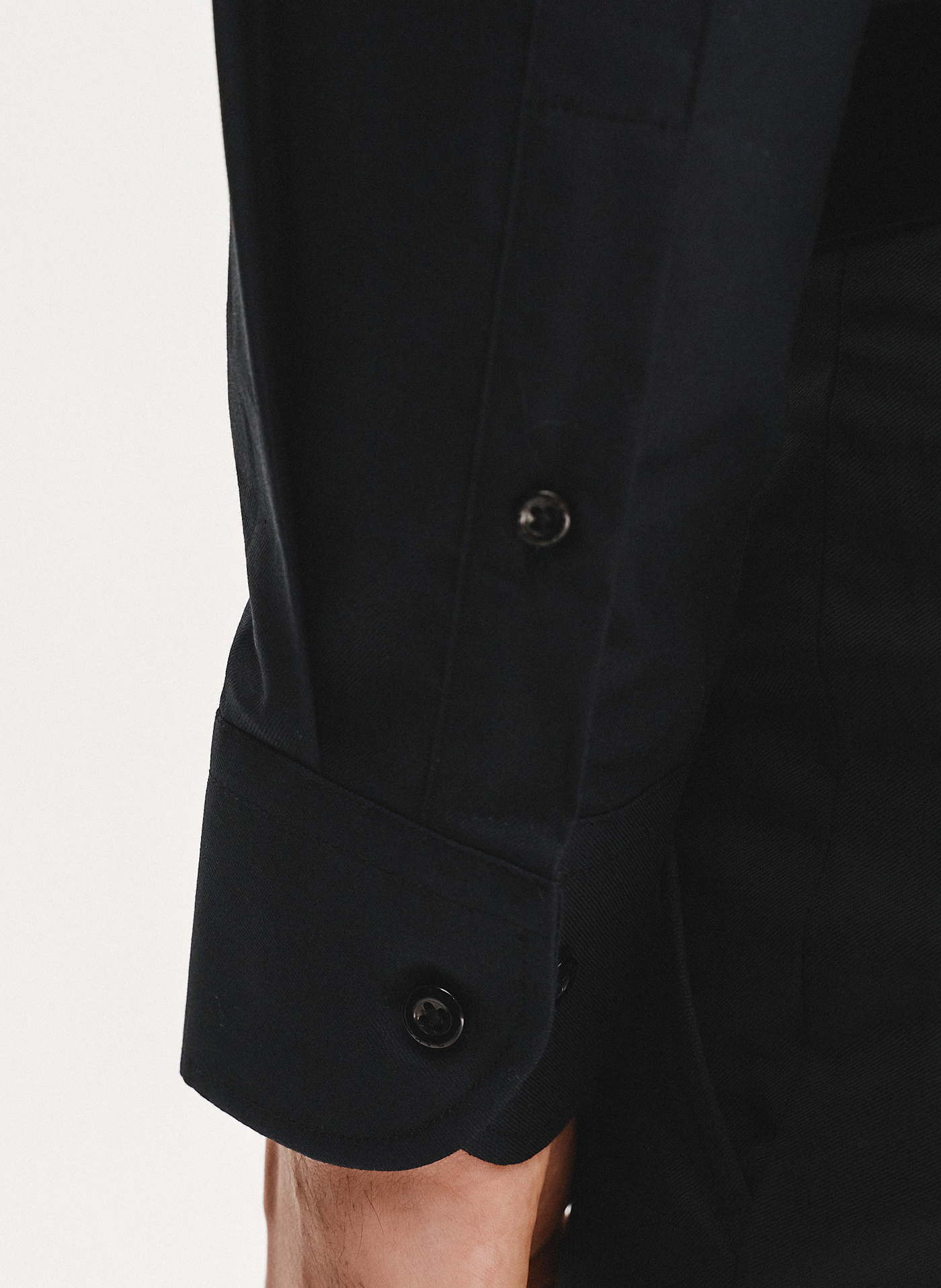 Czarna koszula bawełniana - Pako Lorente