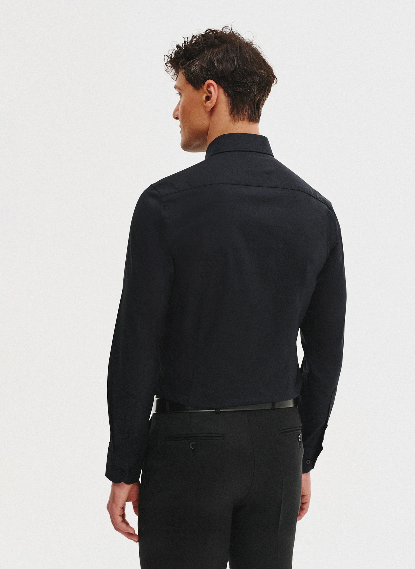 Czarna koszula bawełniana - Pako Lorente