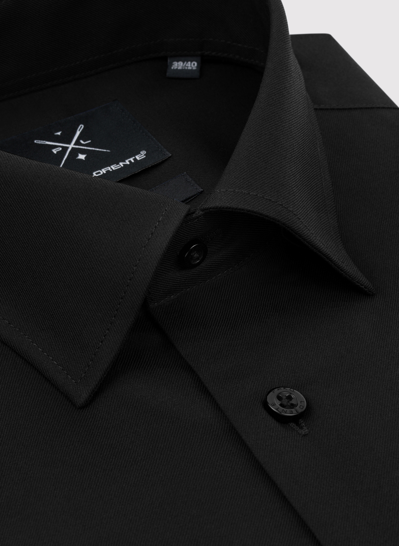 Czarna koszula bawełniana - Pako Lorente