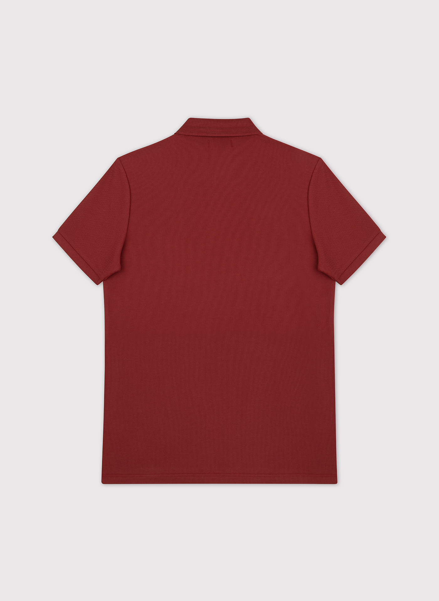 PAKO LORENTE - Bordowy t-shirt polo na trzy guziczki - Pako Lorente