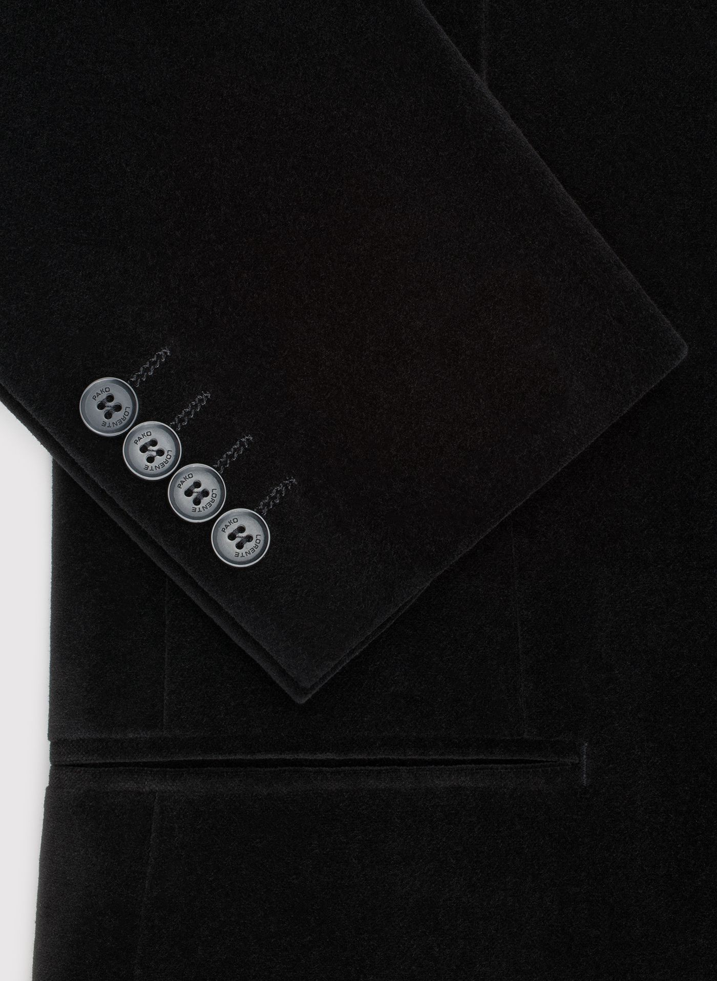 PAKO LORENTE - Czarna bawełniana marynarka męska - Pako Lorente