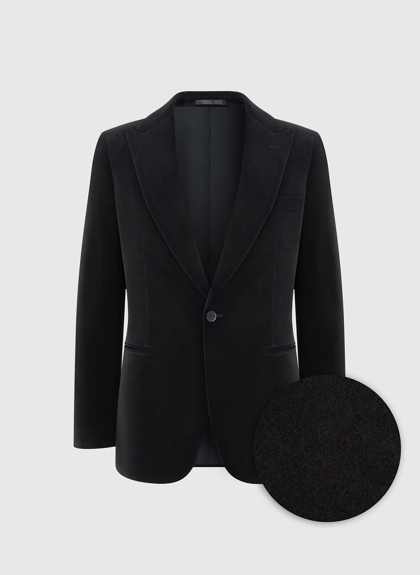 PAKO LORENTE - Czarna bawełniana marynarka męska - Pako Lorente