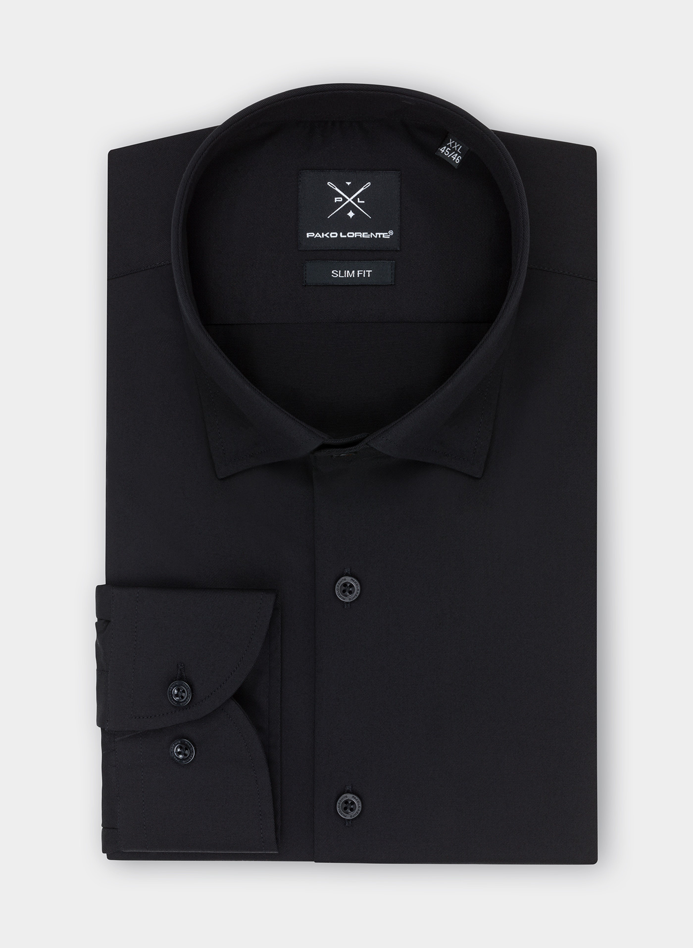 Koszula męska w kolorze czarnym P21WF-1X-174-C-S - Pako Lorente