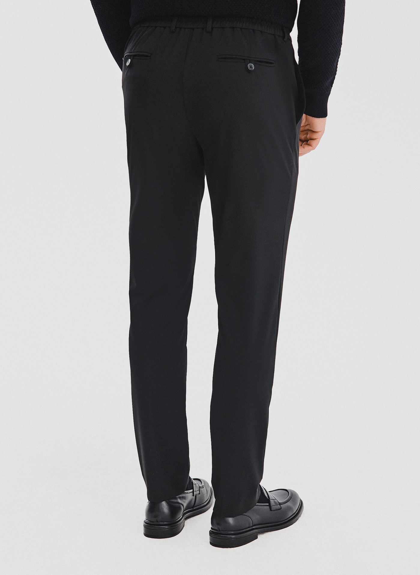 Czarne spodnie męskie - Pako Lorente