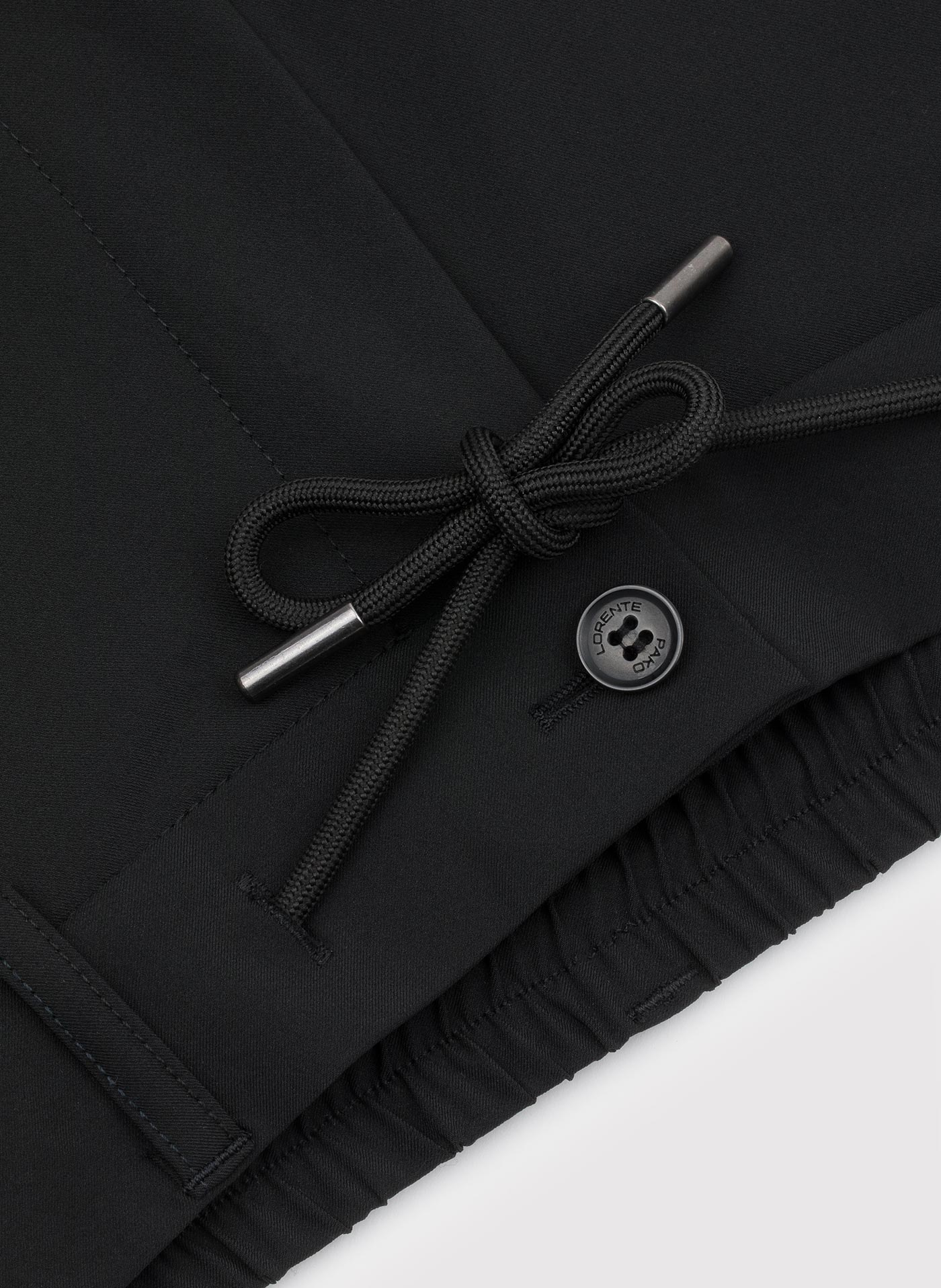 Czarne spodnie męskie - Pako Lorente