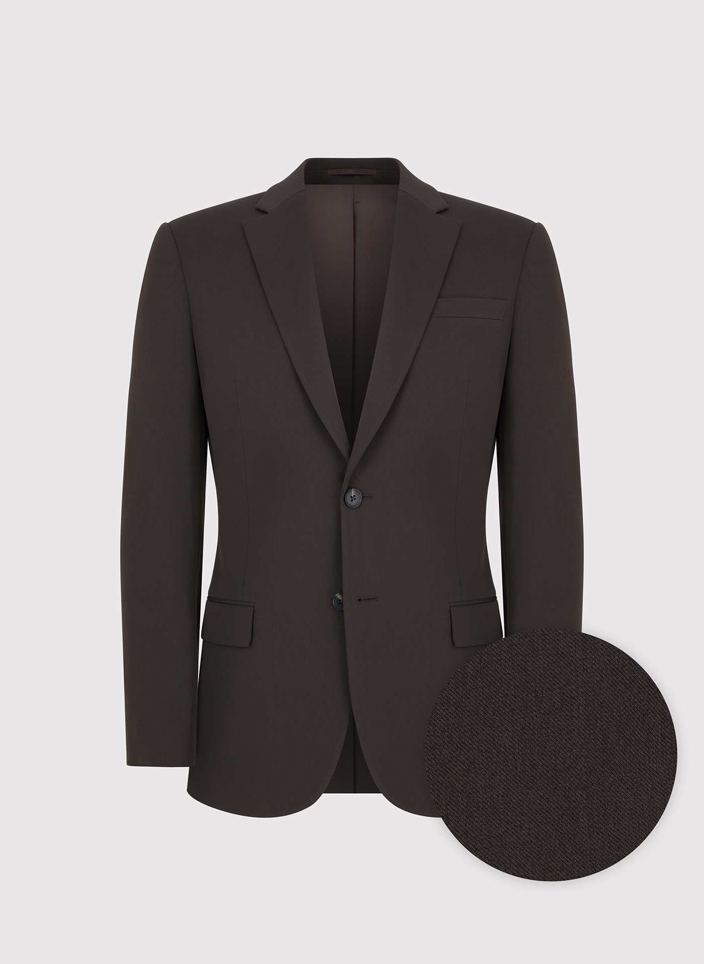 PAKO LORENTE - Ciemnobrązowy garnitur męski - Pako Lorente